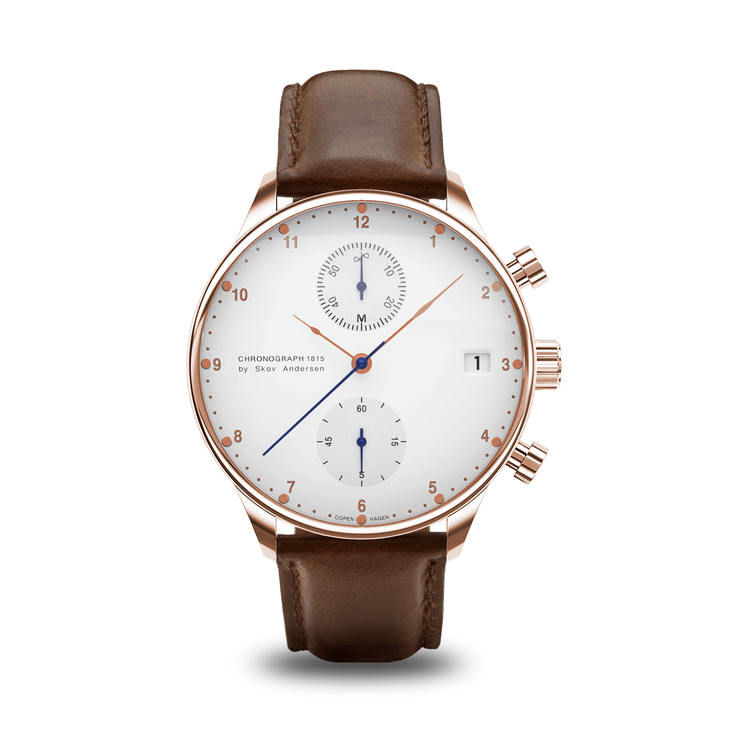 1815 Chronograph, Rose Gold / White | Free engraving | AV86