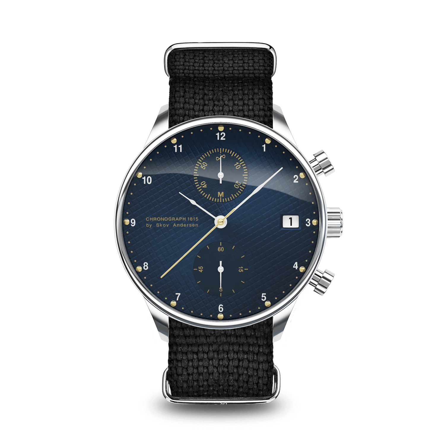 1815 Chronograph, Steel / Blue Turtle