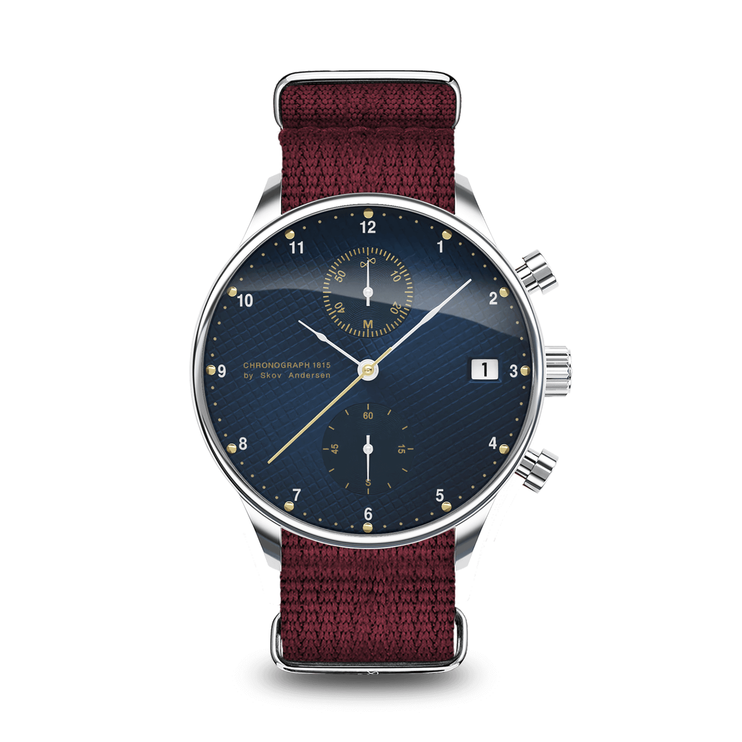 1815 Chronograph, Steel / Blue Turtle