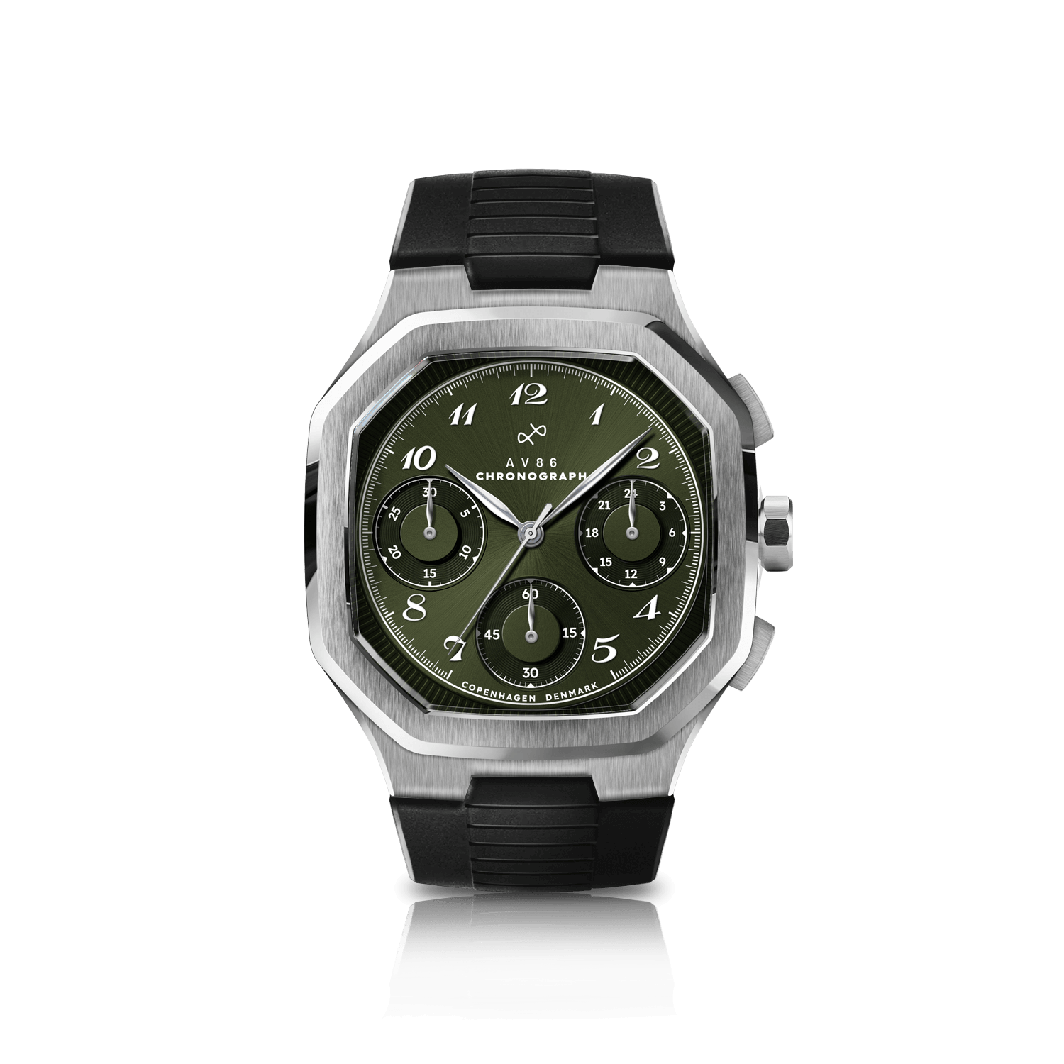 1904 Chronograph, Steel / Olive Green