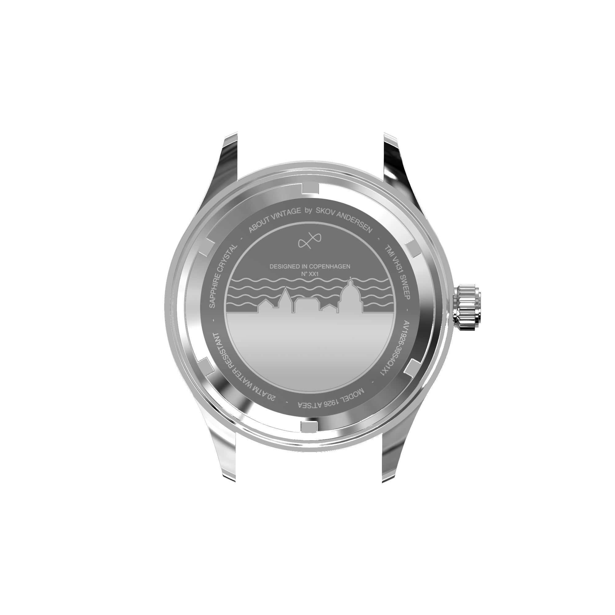 1926 At'sea, Steel / Green Turtle Vintage – 39MM