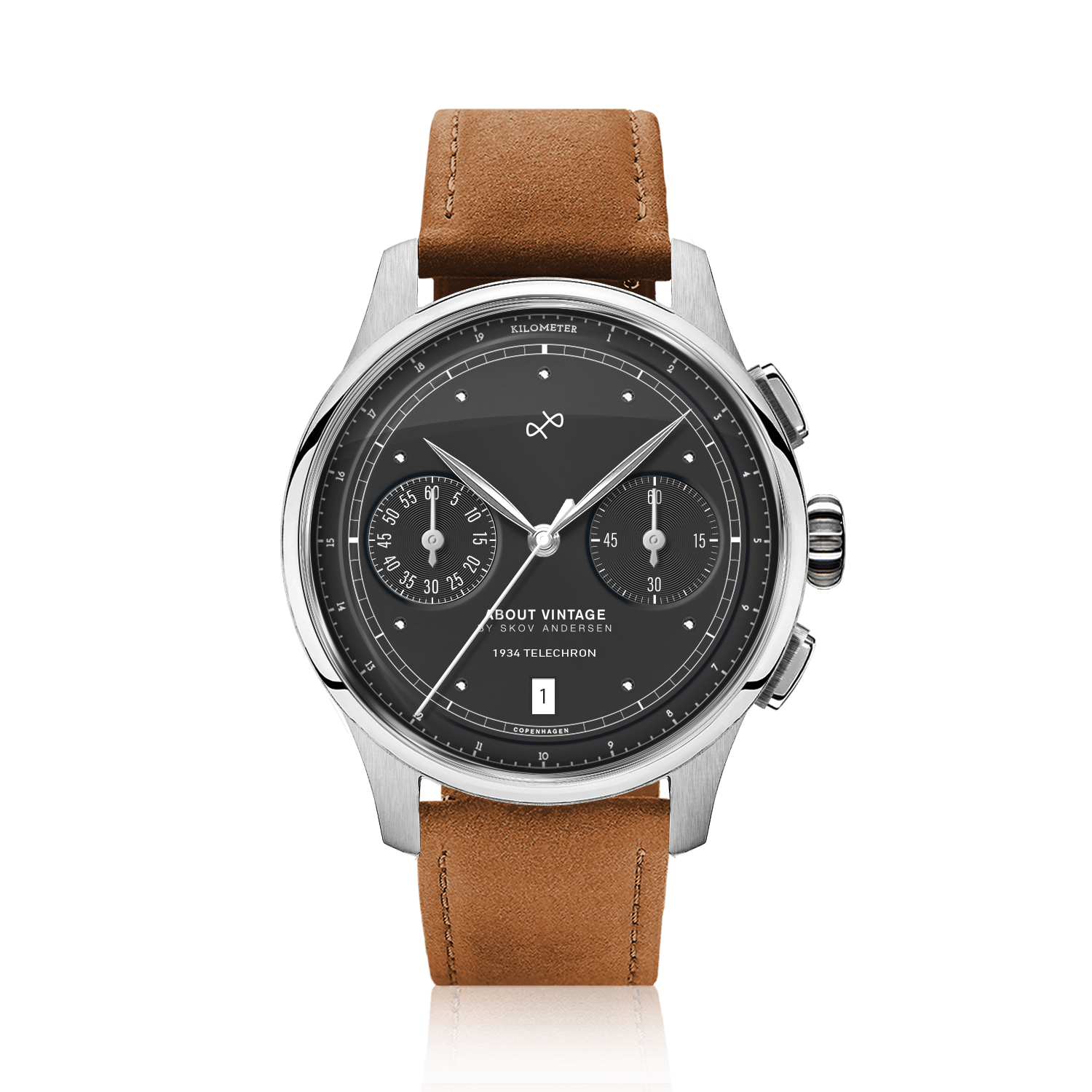 1934 Telechron, Steel / Black