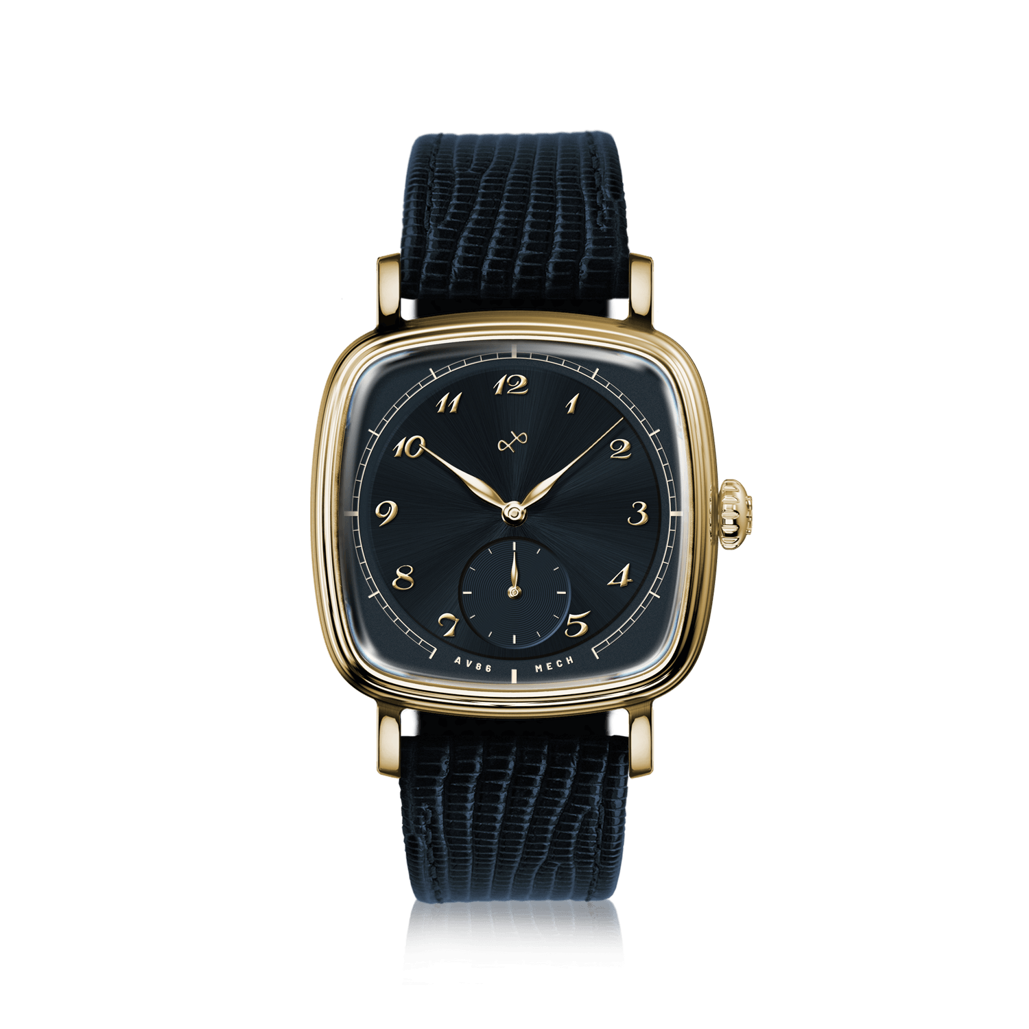dress gold or blue 1954 Amalfi Mechanical, Gold / Midnight Blue | Free engraving
