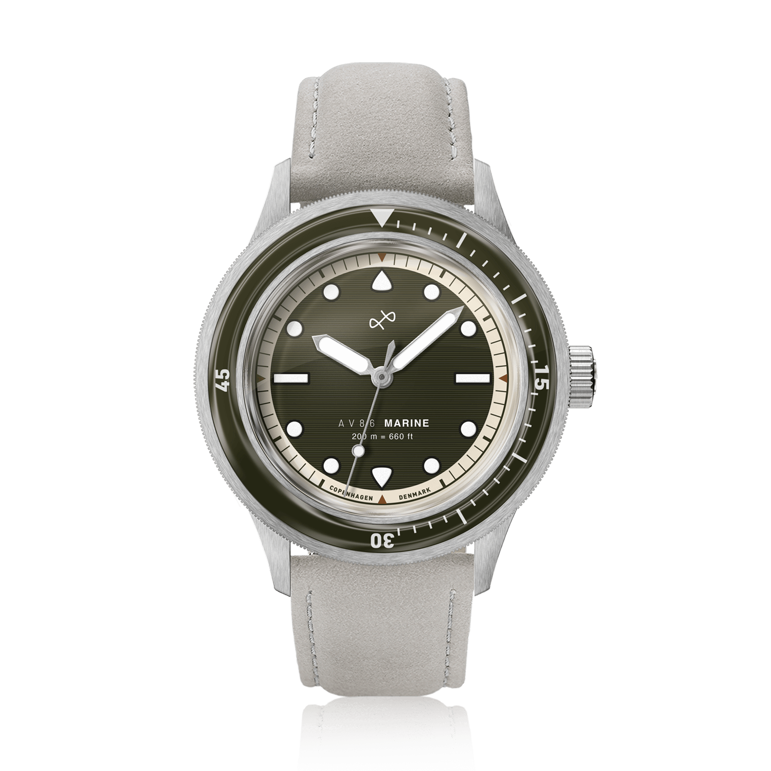 1956 Marine, Steel / Green