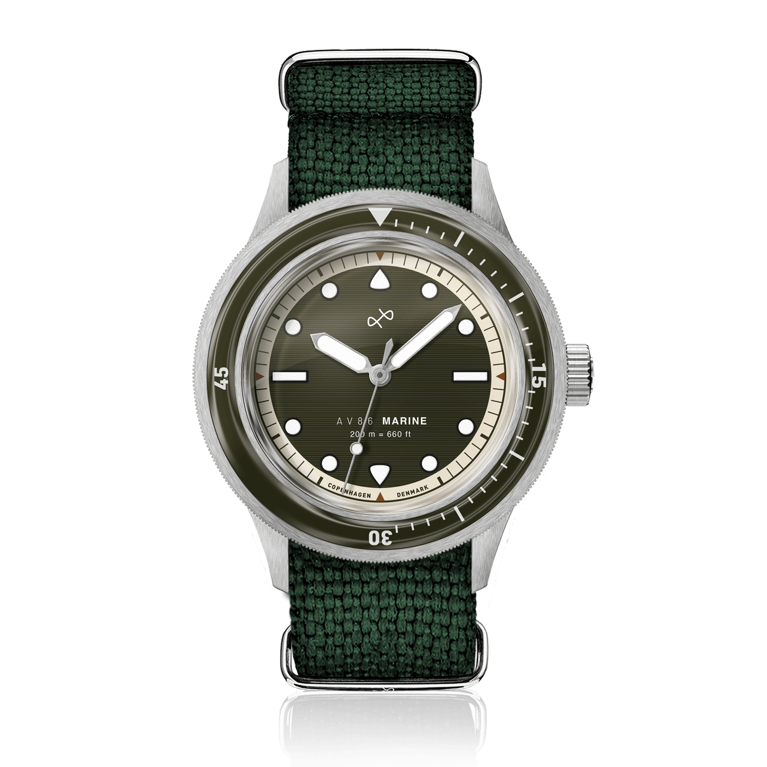 1956 Marine, Steel / Green