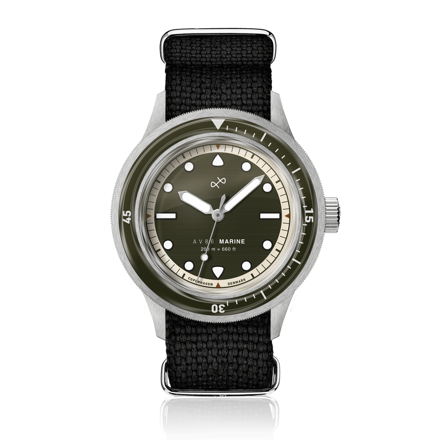 1956 Marine, Steel / Green