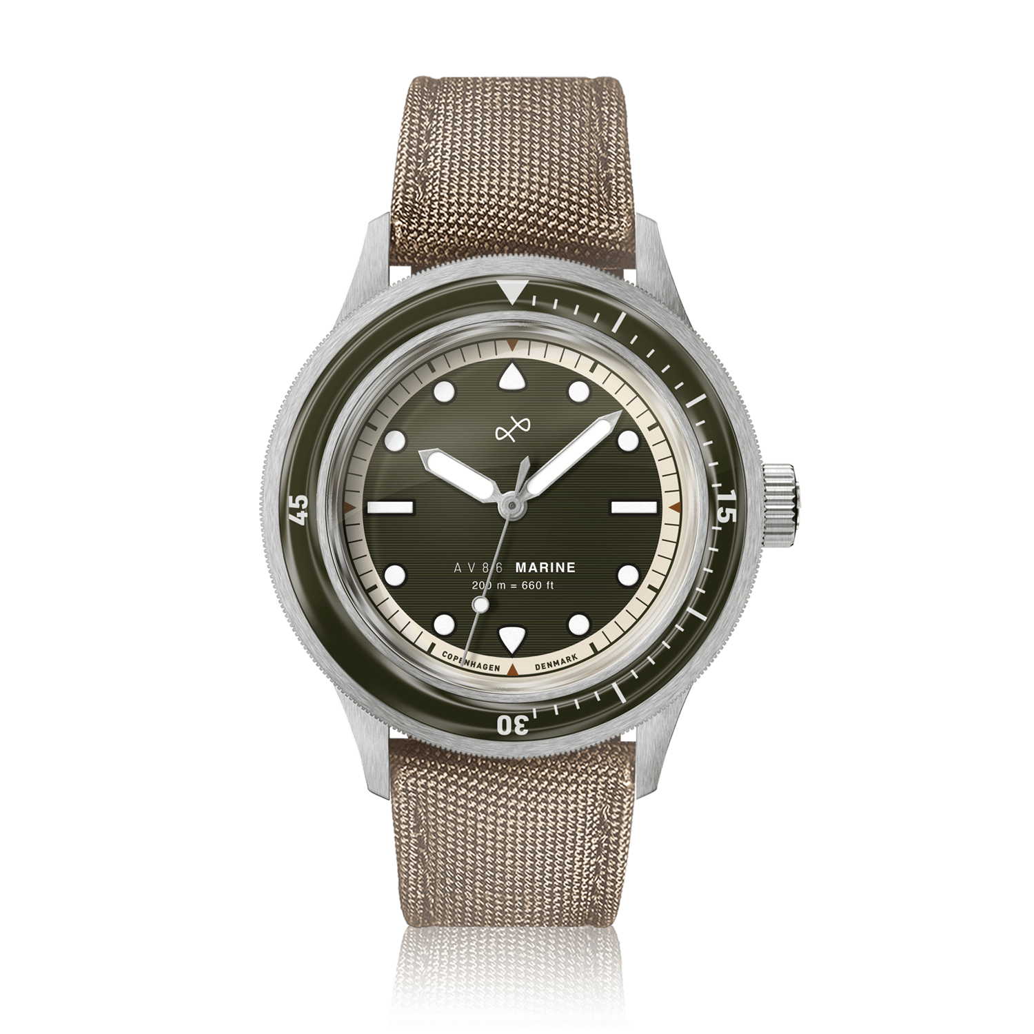 1956 Marine, Steel / Green
