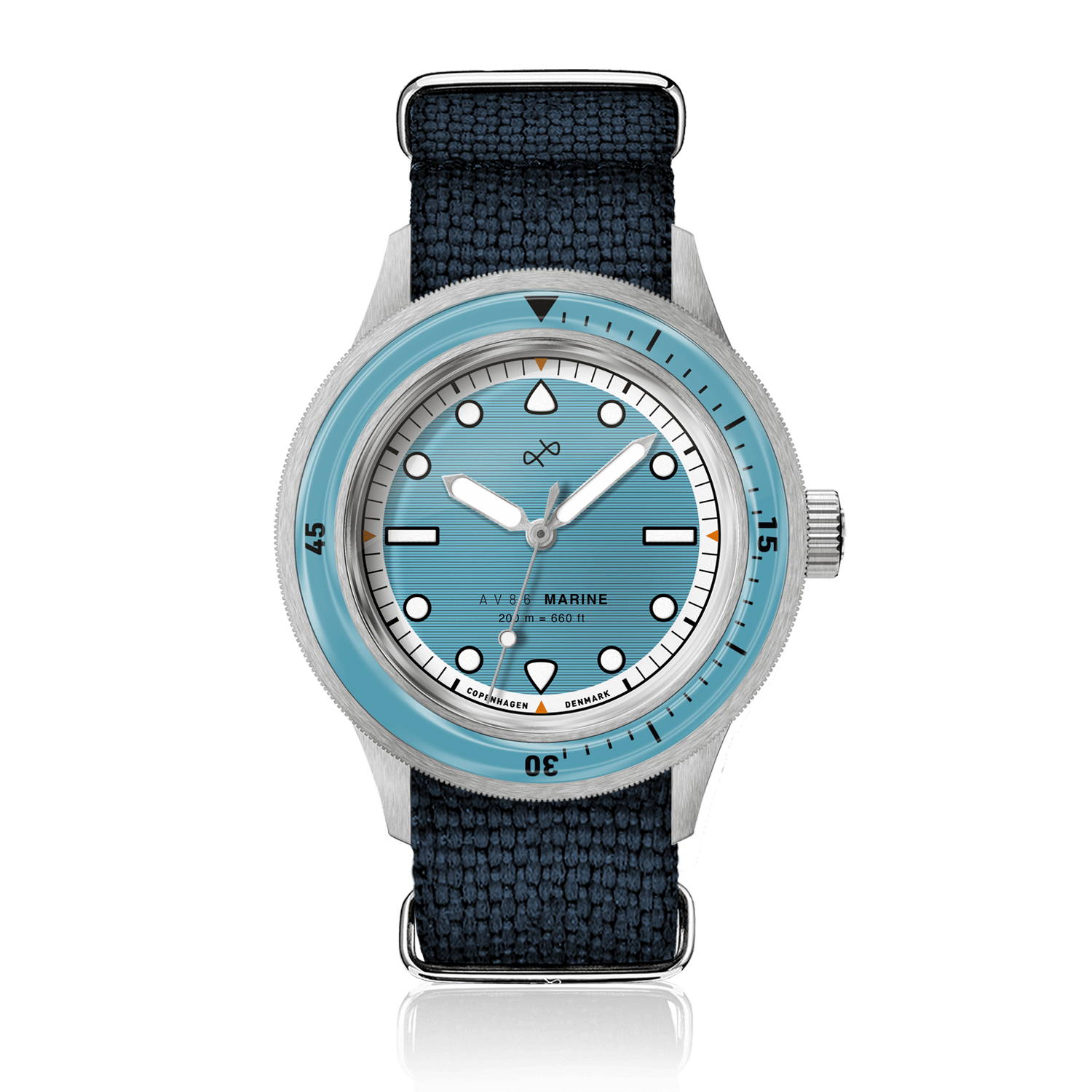 1956 Marine, Steel / Light Blue