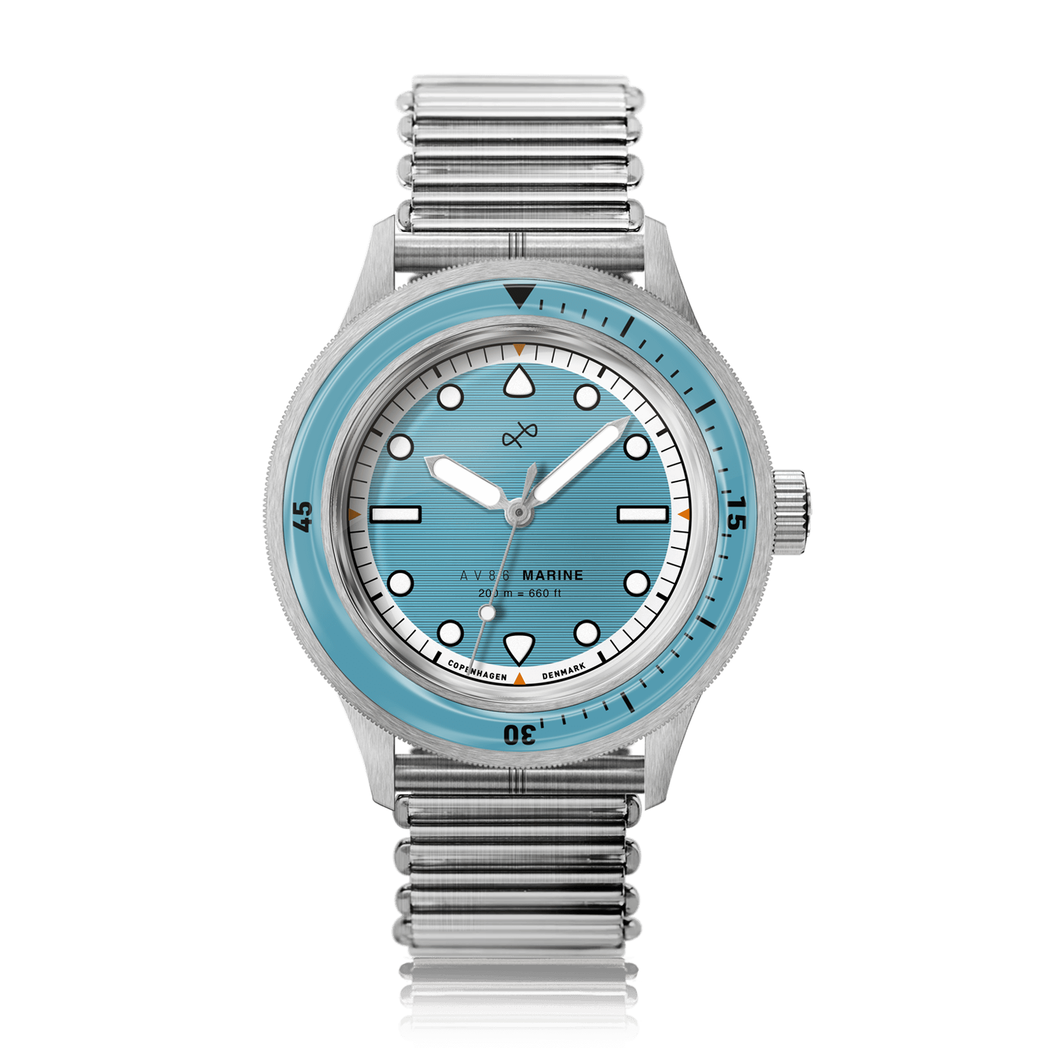 1956 Marine, Steel / Light Blue