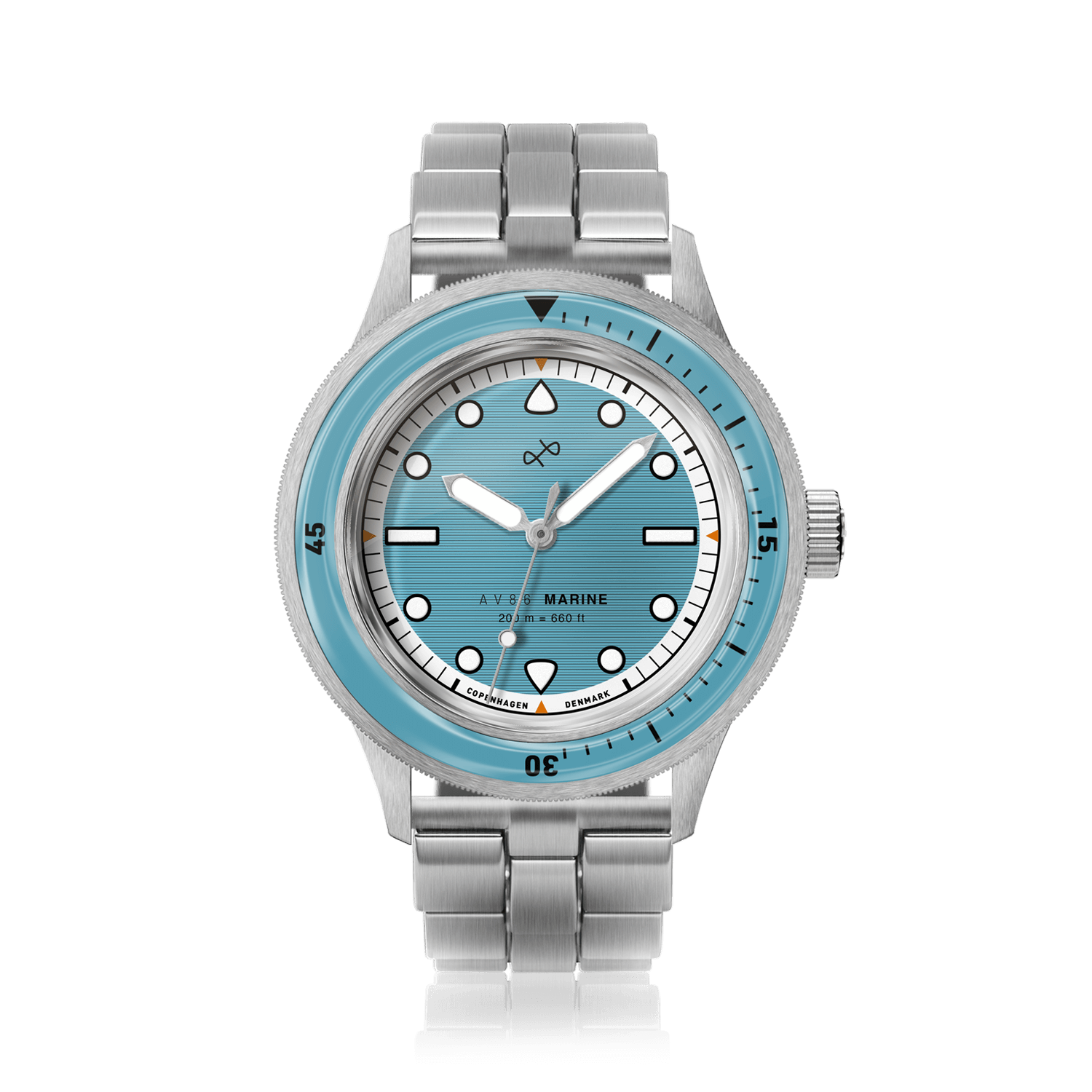 1956 Marine, Steel / Light Blue