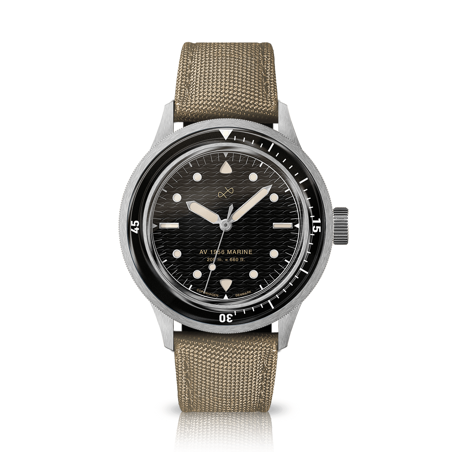 1956 Marine, Steel / Black | Free engraving | AV86