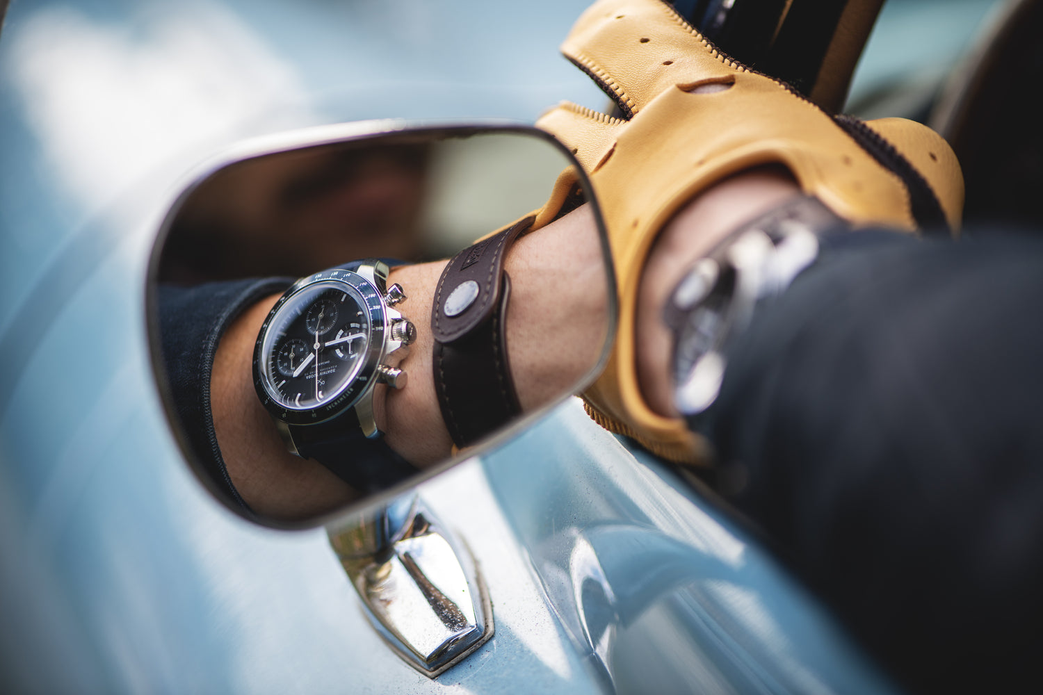 1960 Racing Chronograph, Steel / Midnight Blue