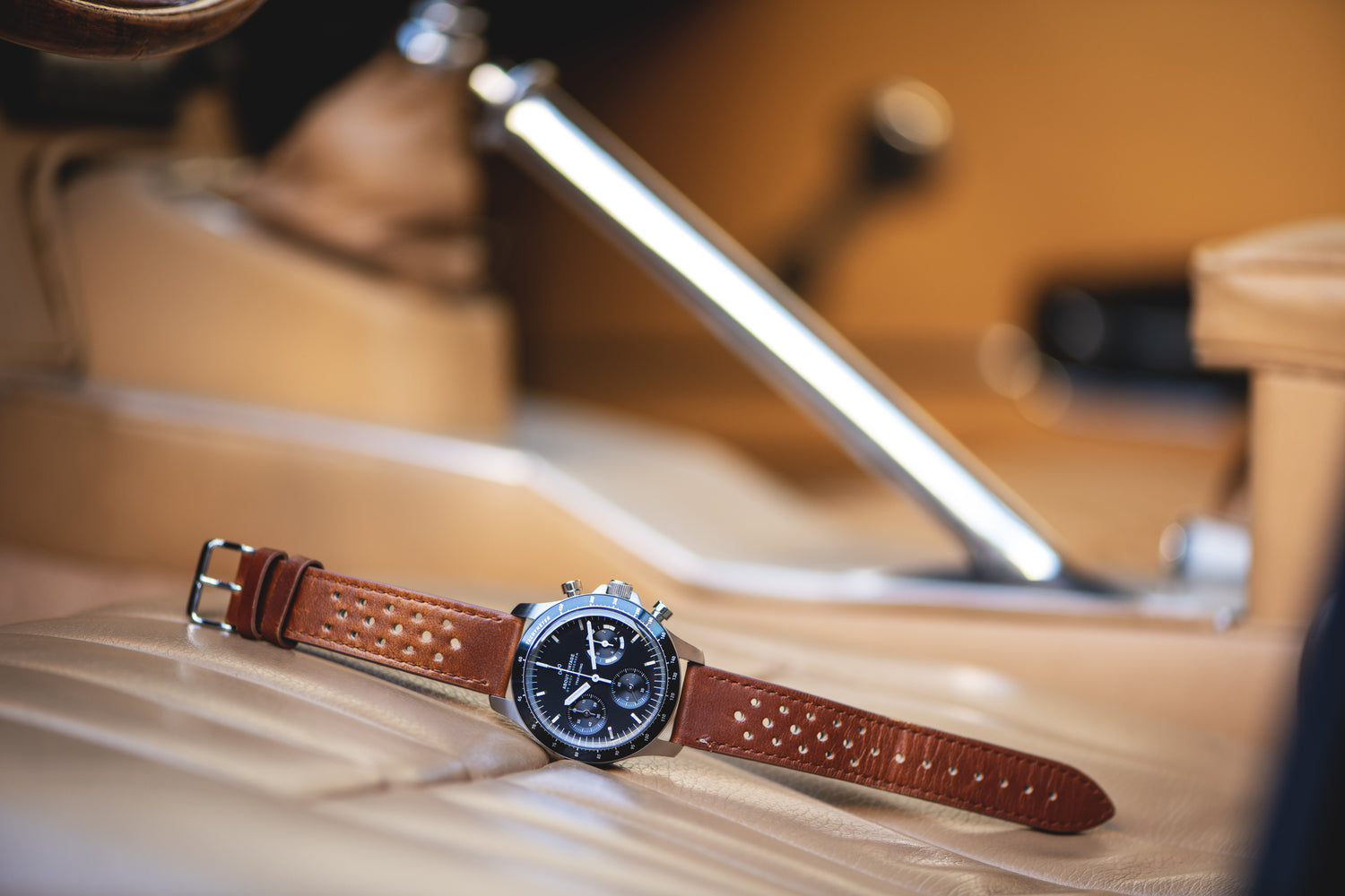 1960 Racing Chronograph, Steel / Midnight Blue