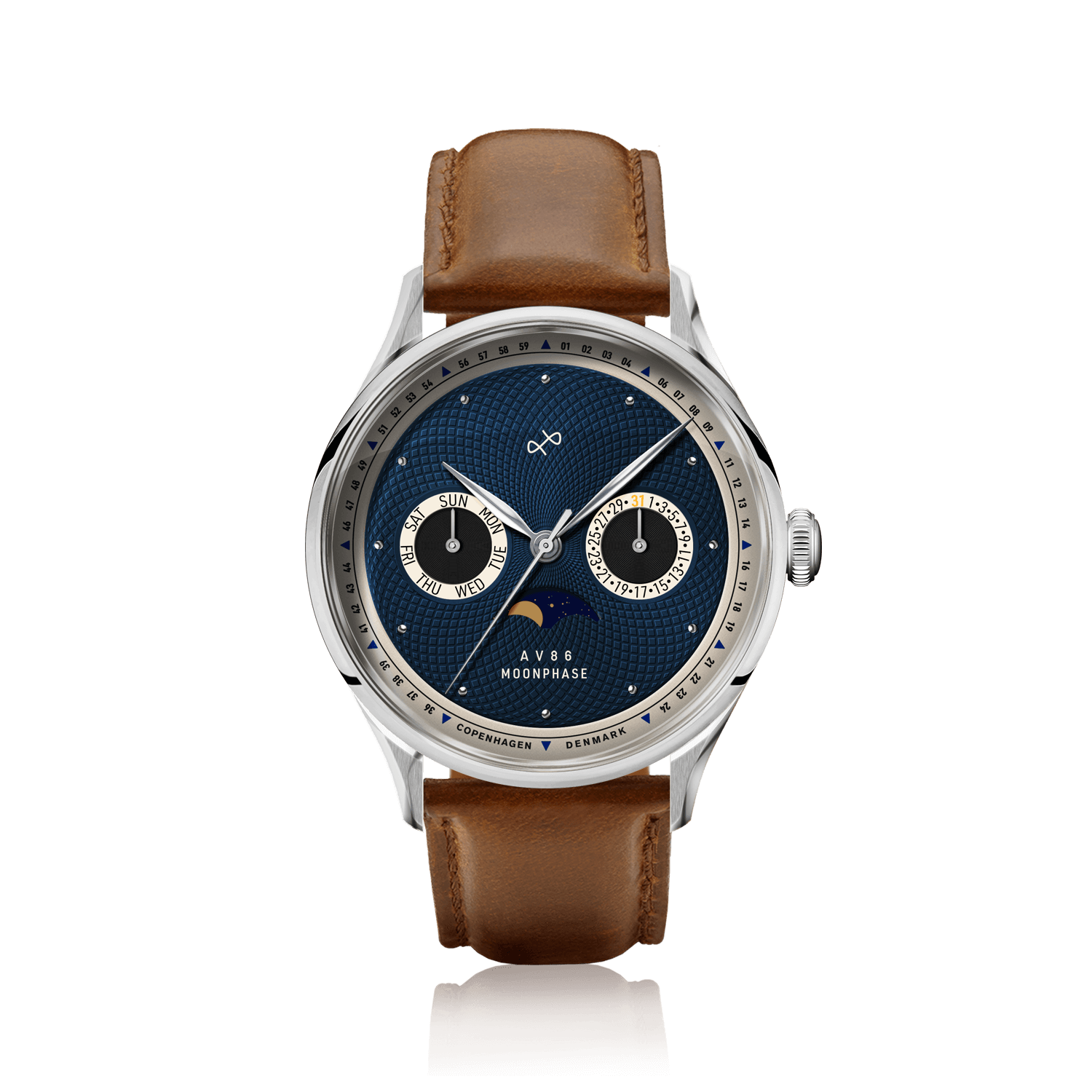 1968 Moonphase, Steel / Dark Blue