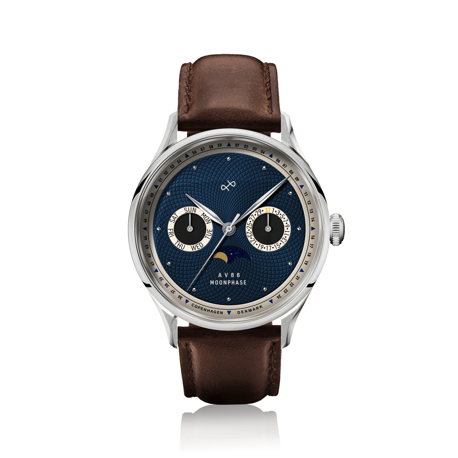 1968 Moonphase, Steel / Dark Blue