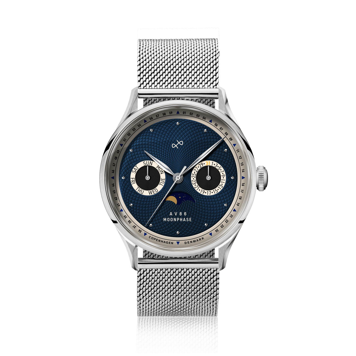 1968 Moonphase, Steel / Dark Blue