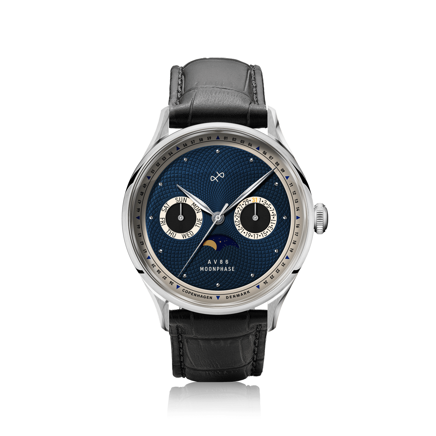 1968 Moonphase, Steel / Dark Blue