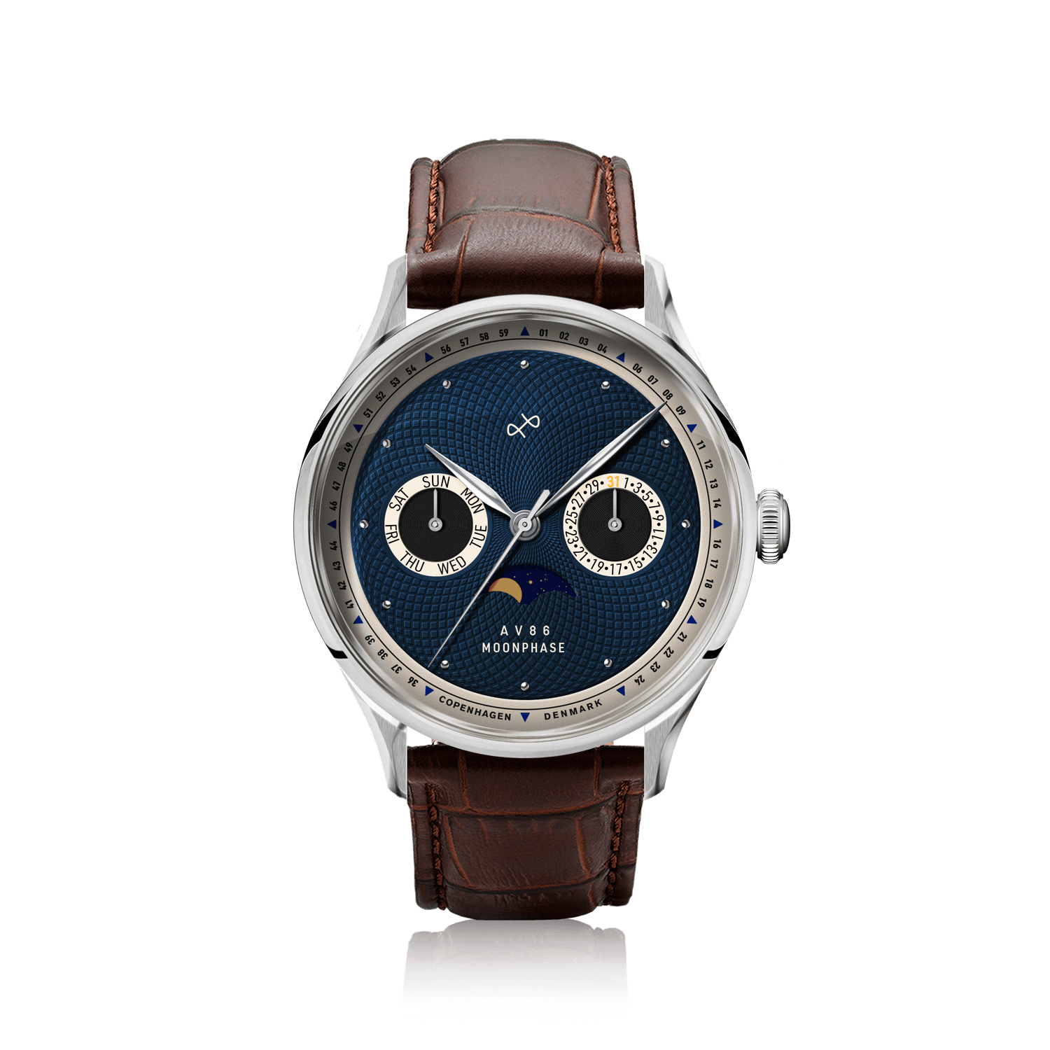 1968 Moonphase, Steel / Dark Blue