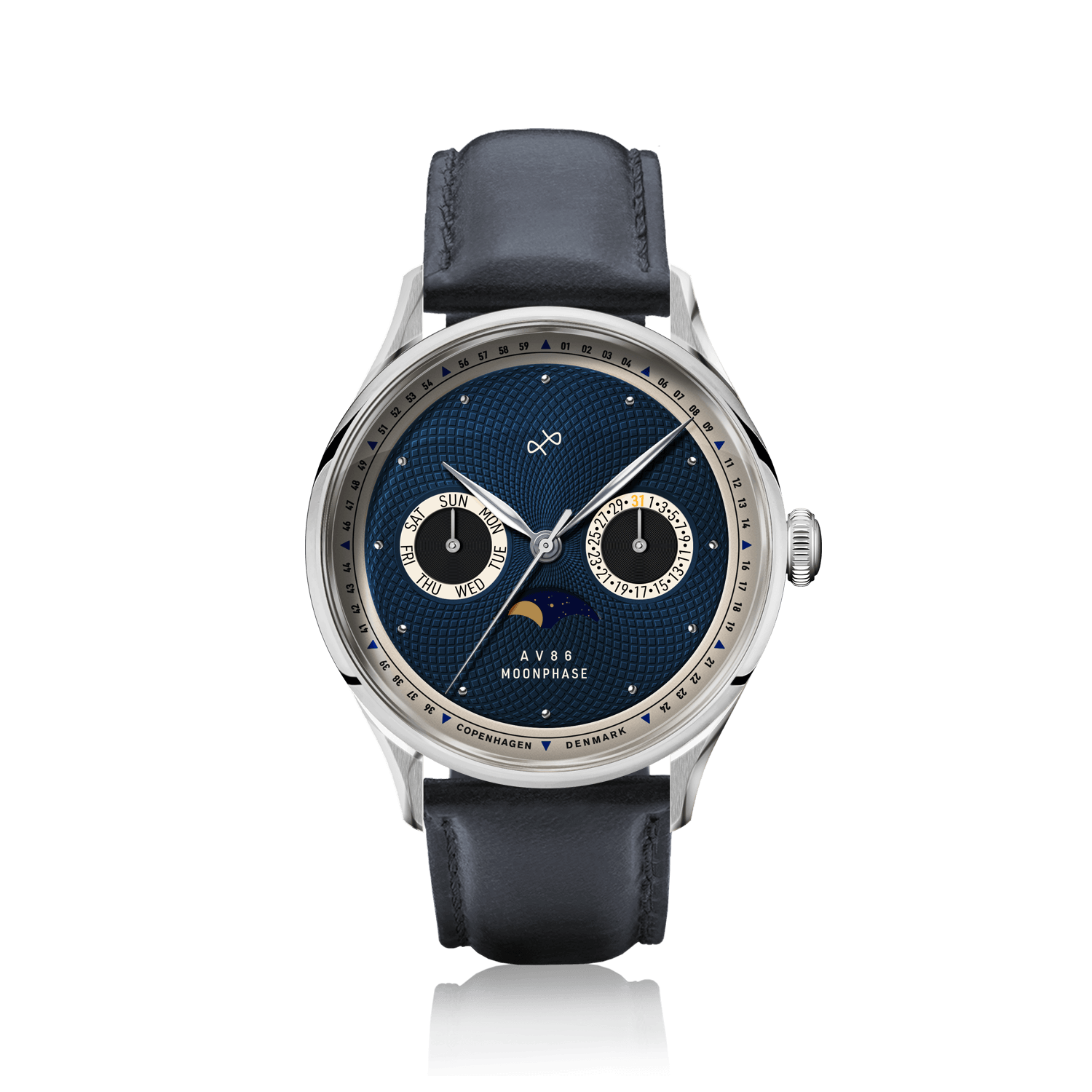 1968 Moonphase, Steel / Dark Blue