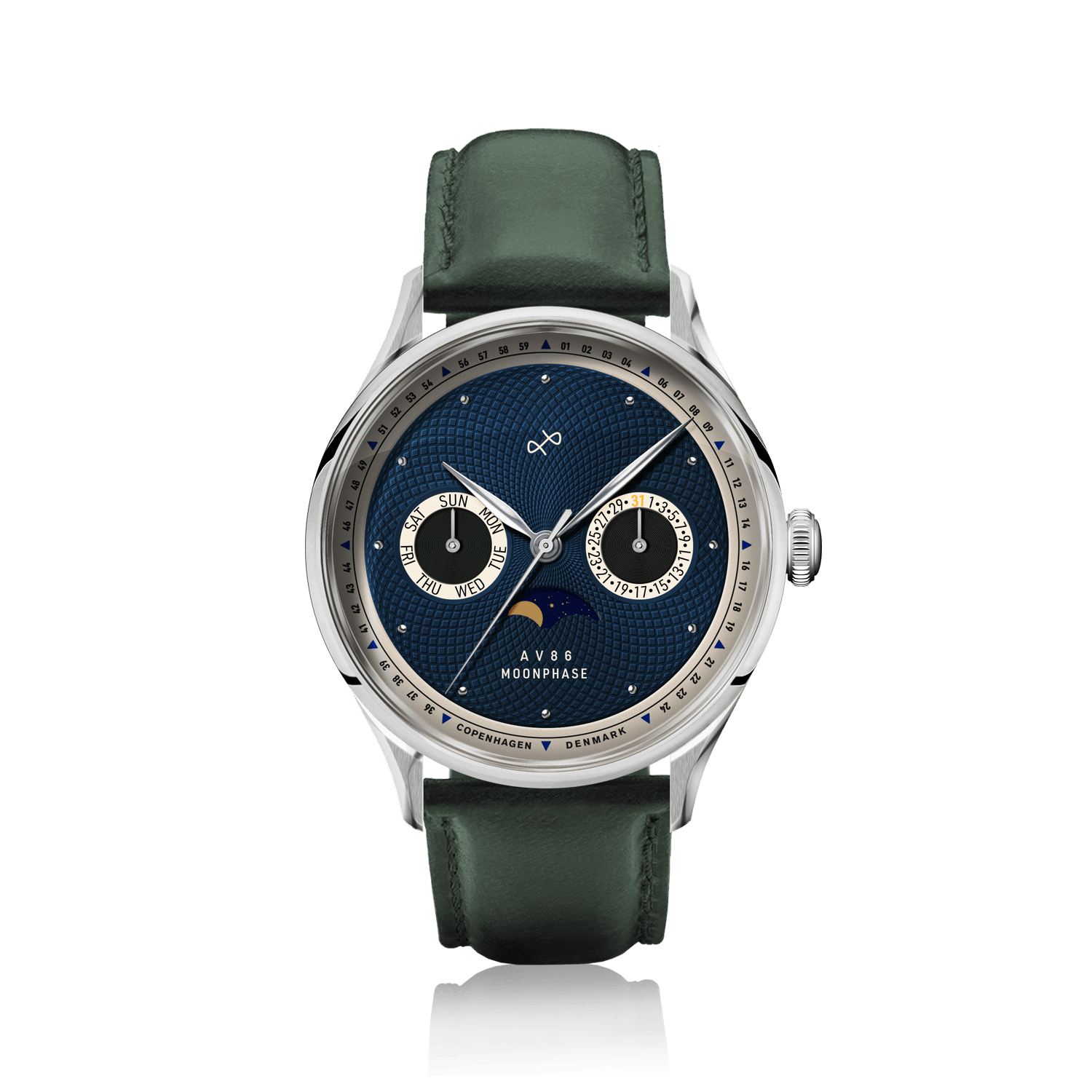 1968 Moonphase, Steel / Dark Blue