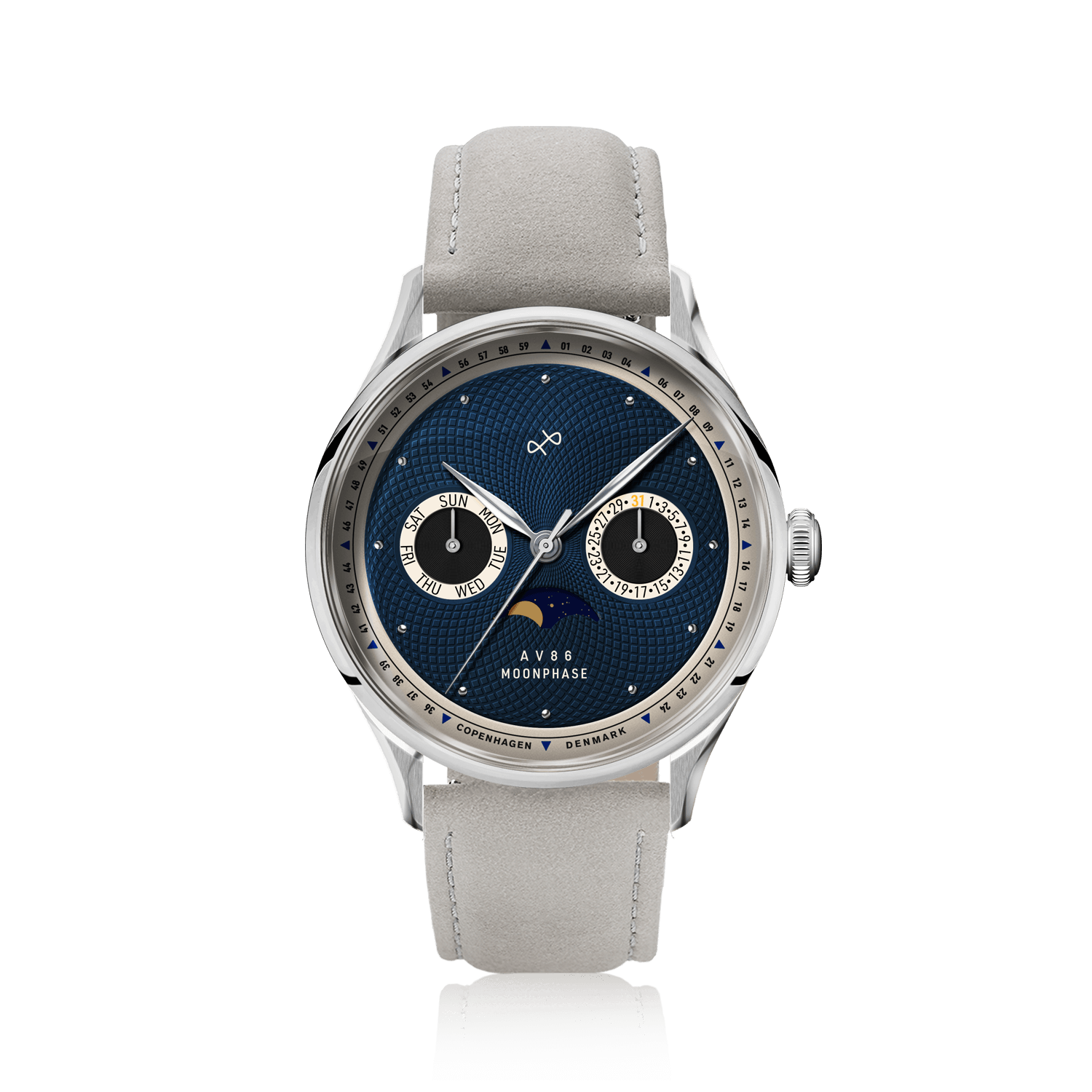 1968 Moonphase, Steel / Dark Blue