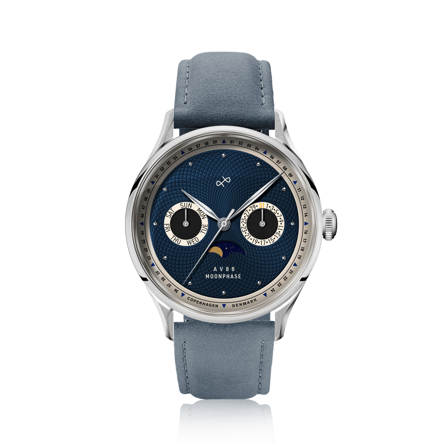 1968 Moonphase, Steel / Dark Blue