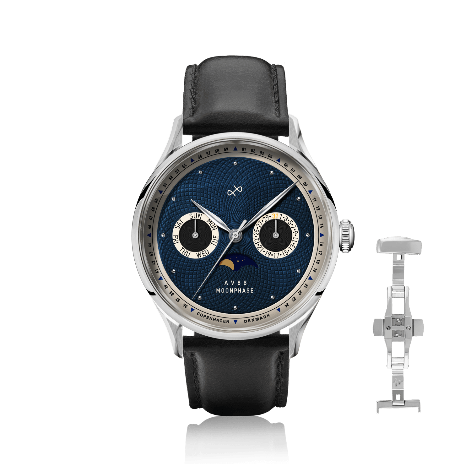 1968 Moonphase, Steel / Dark Blue