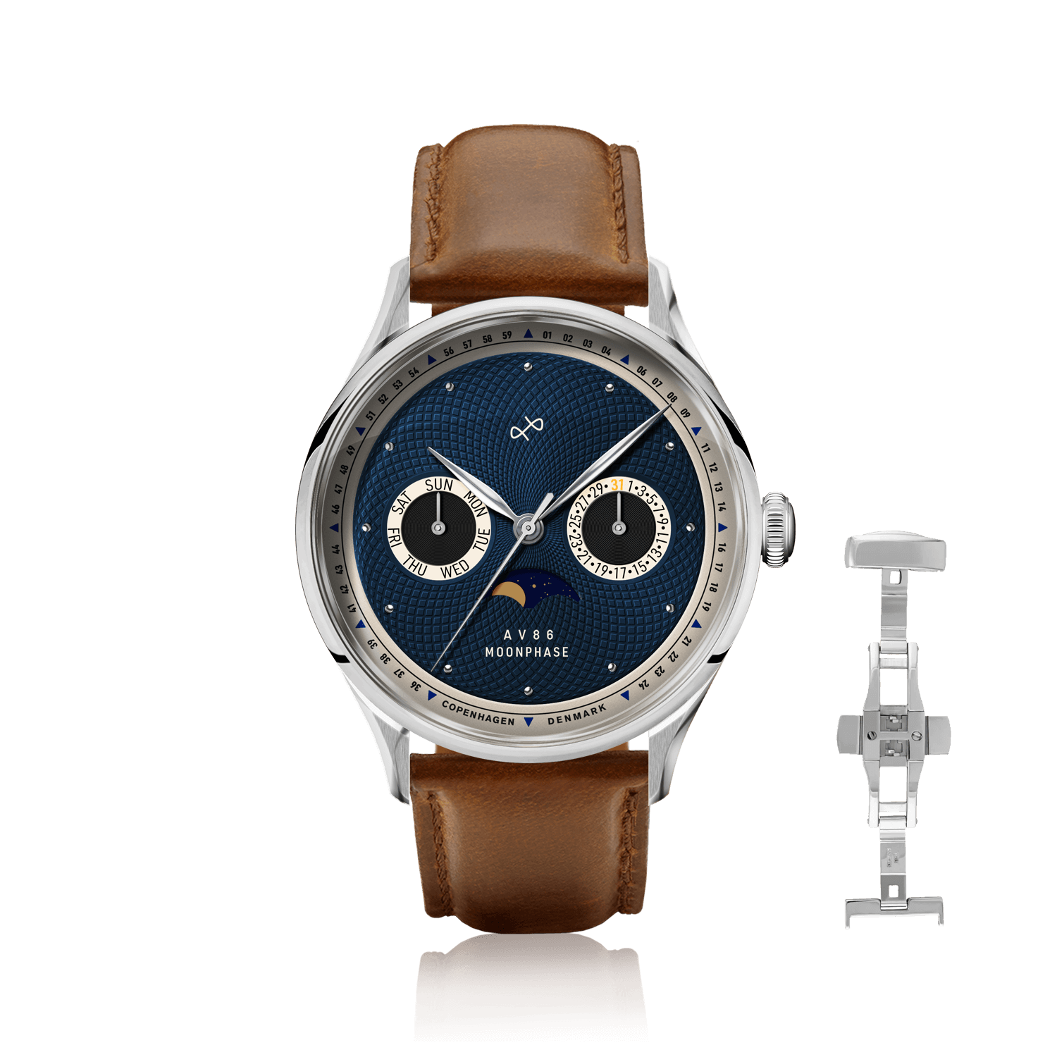 1968 Moonphase, Steel / Dark Blue