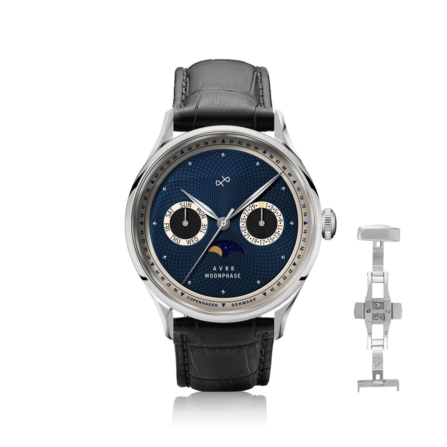1968 Moonphase, Steel / Dark Blue