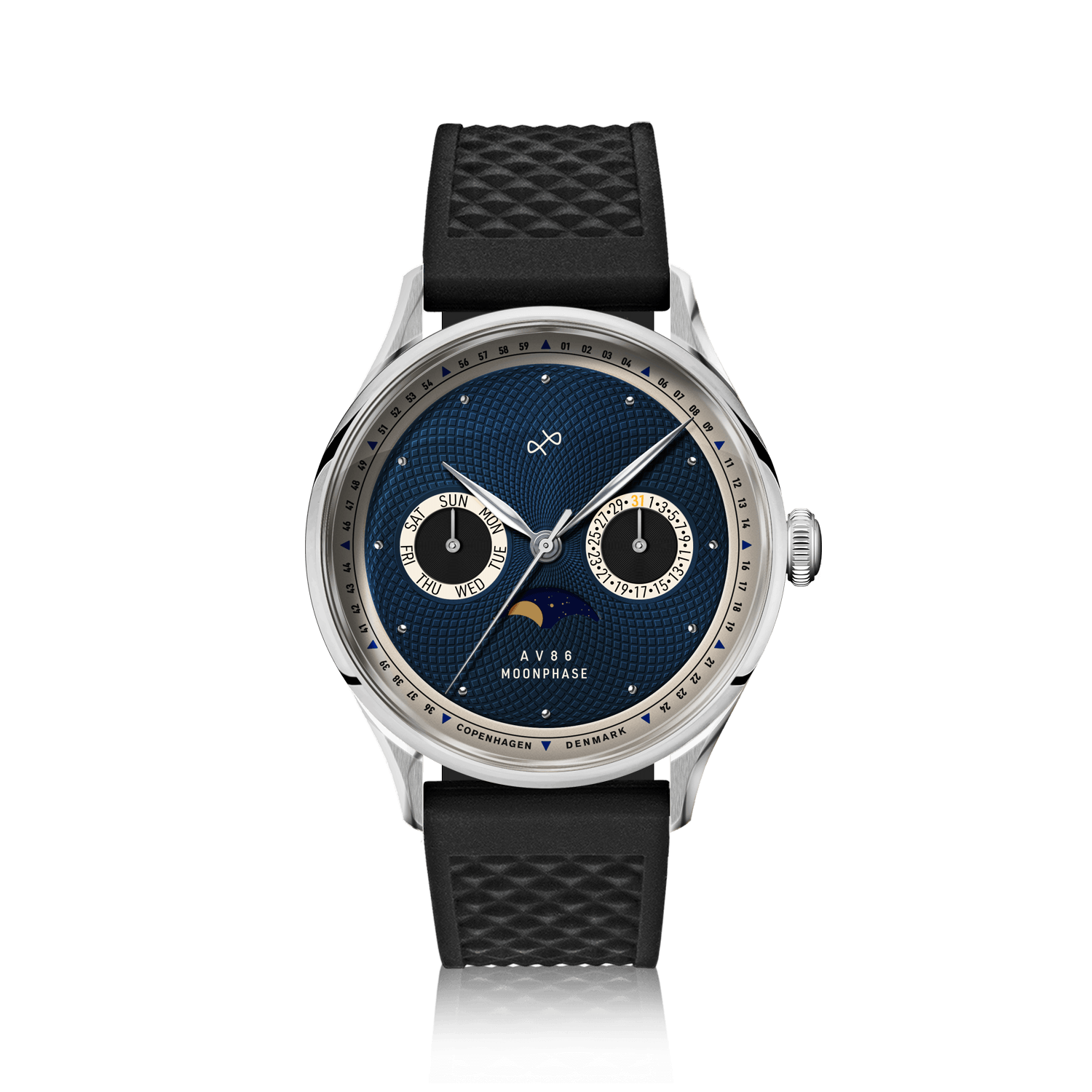1968 Moonphase, Steel / Dark Blue