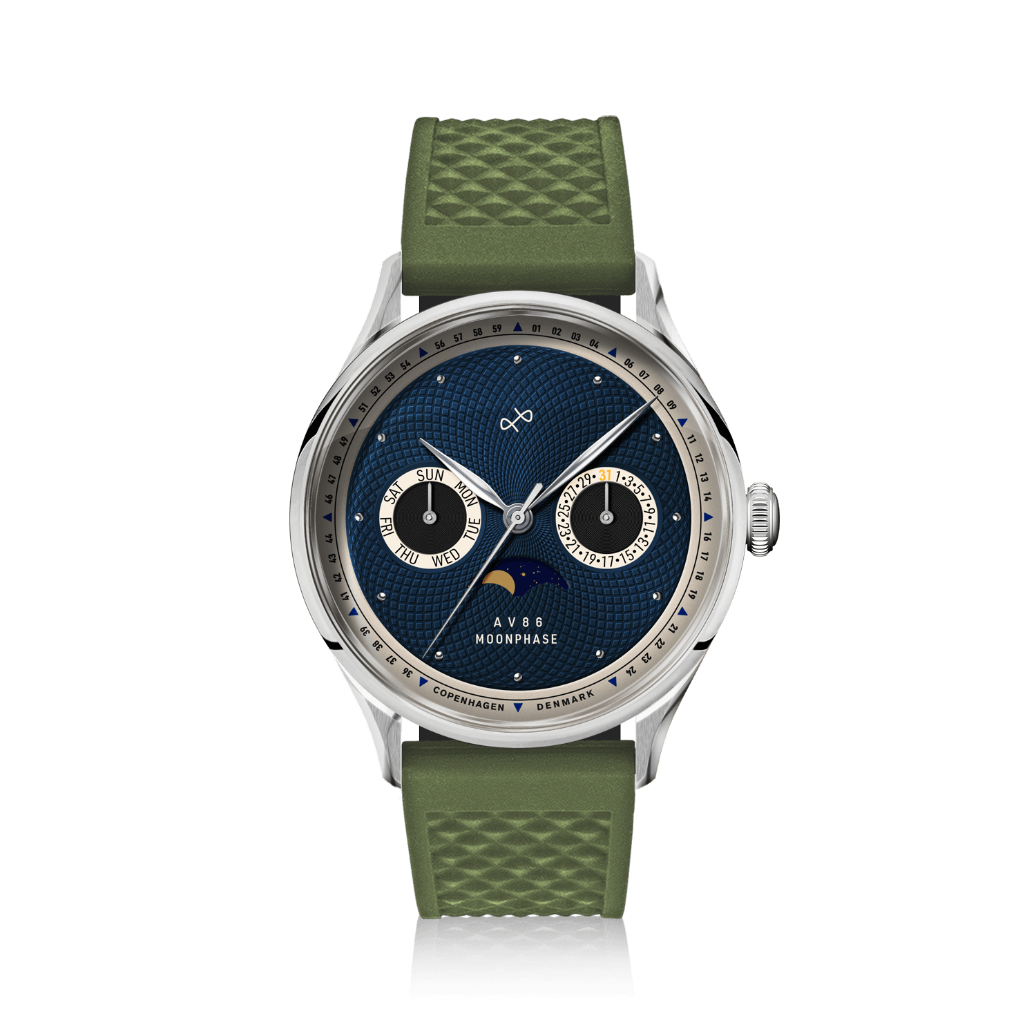 1968 Moonphase, Steel / Dark Blue