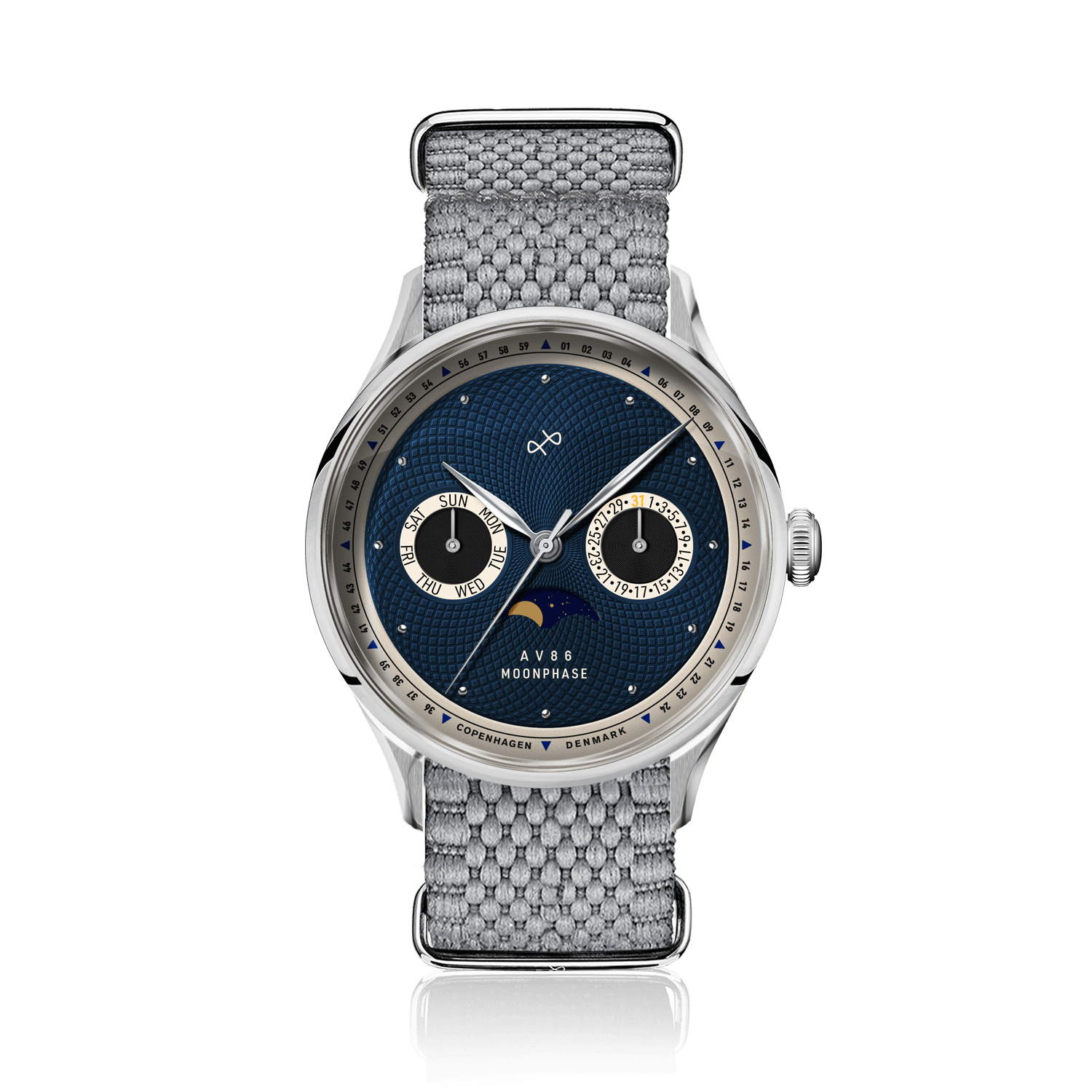 1968 Moonphase, Steel / Dark Blue