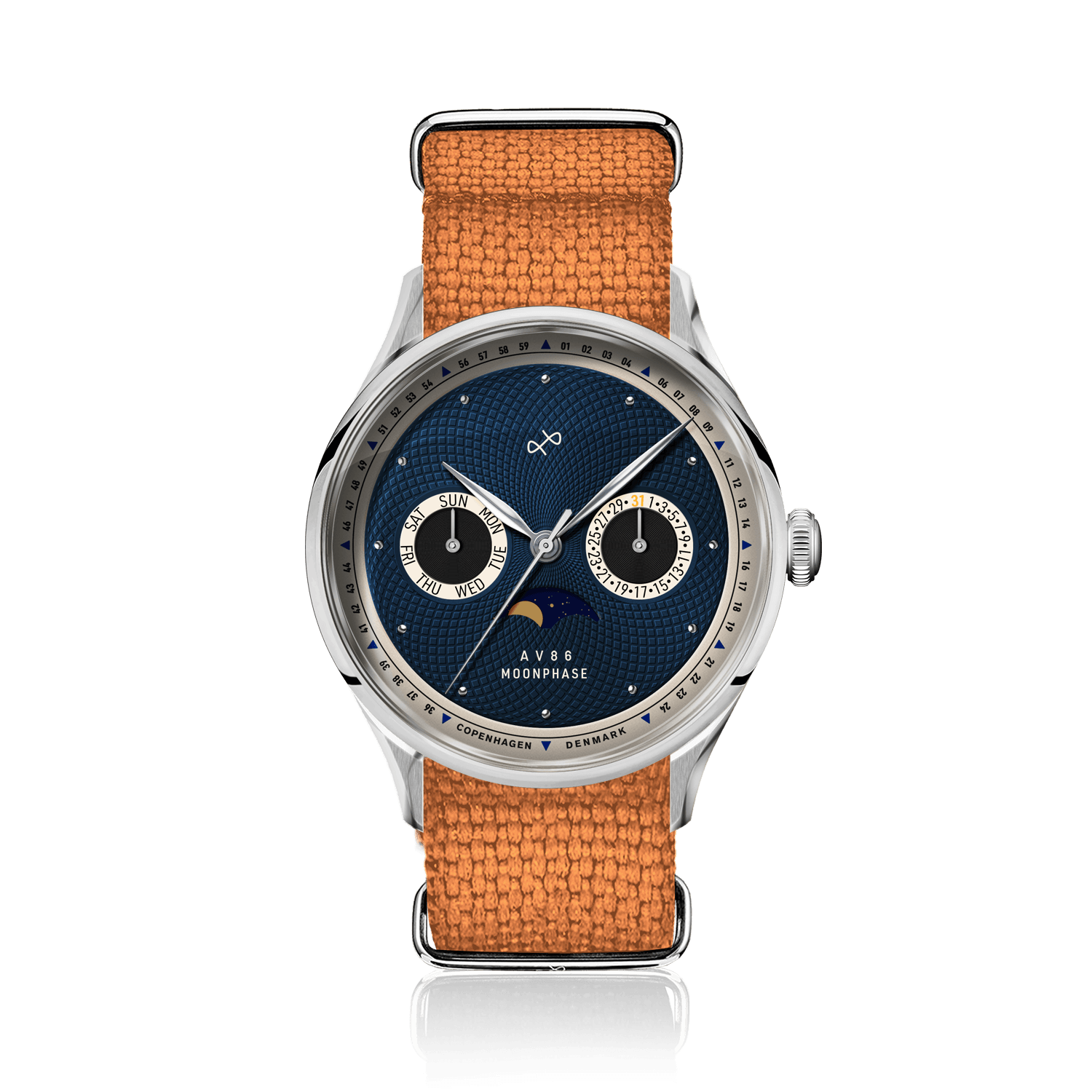 1968 Moonphase, Steel / Dark Blue