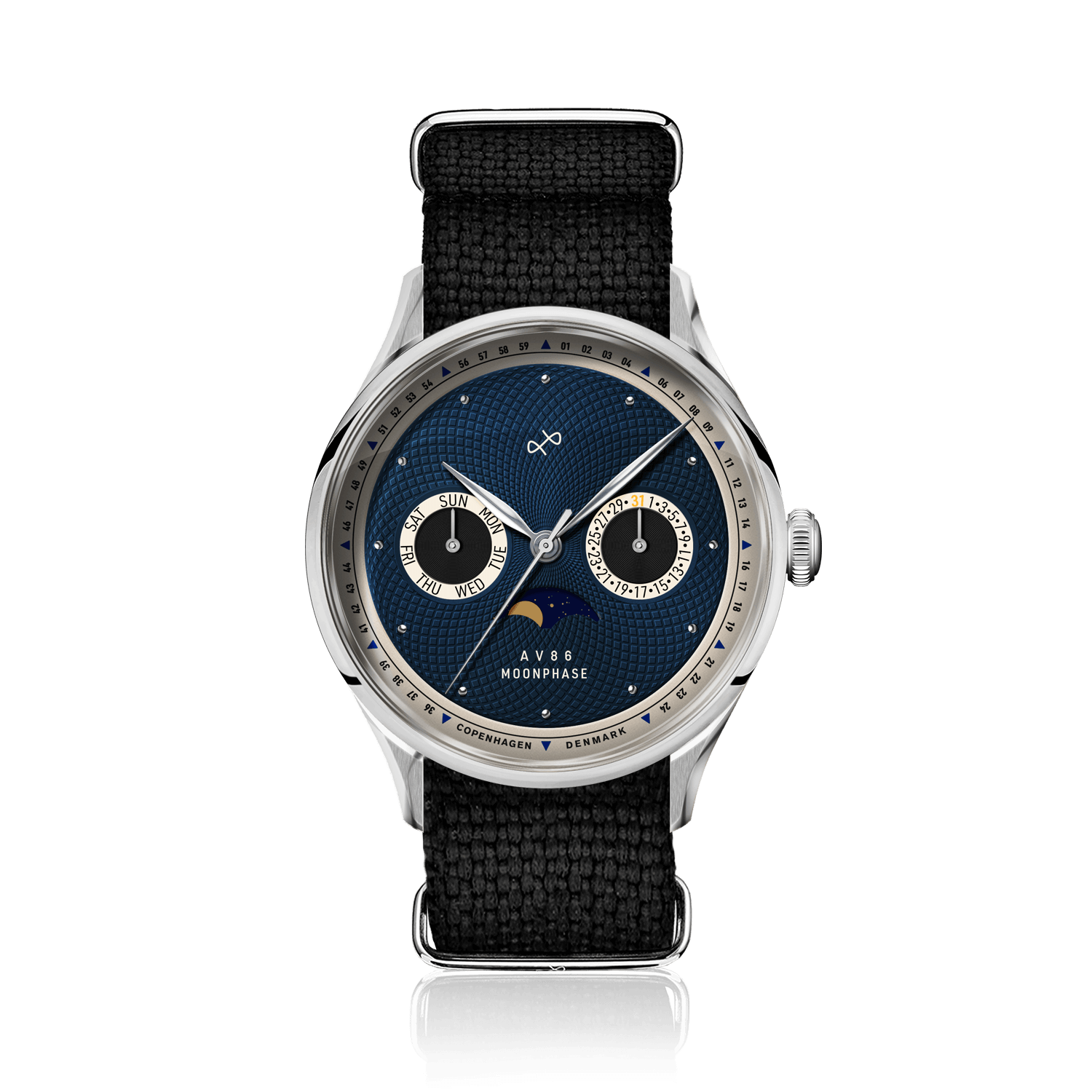1968 Moonphase, Steel / Dark Blue