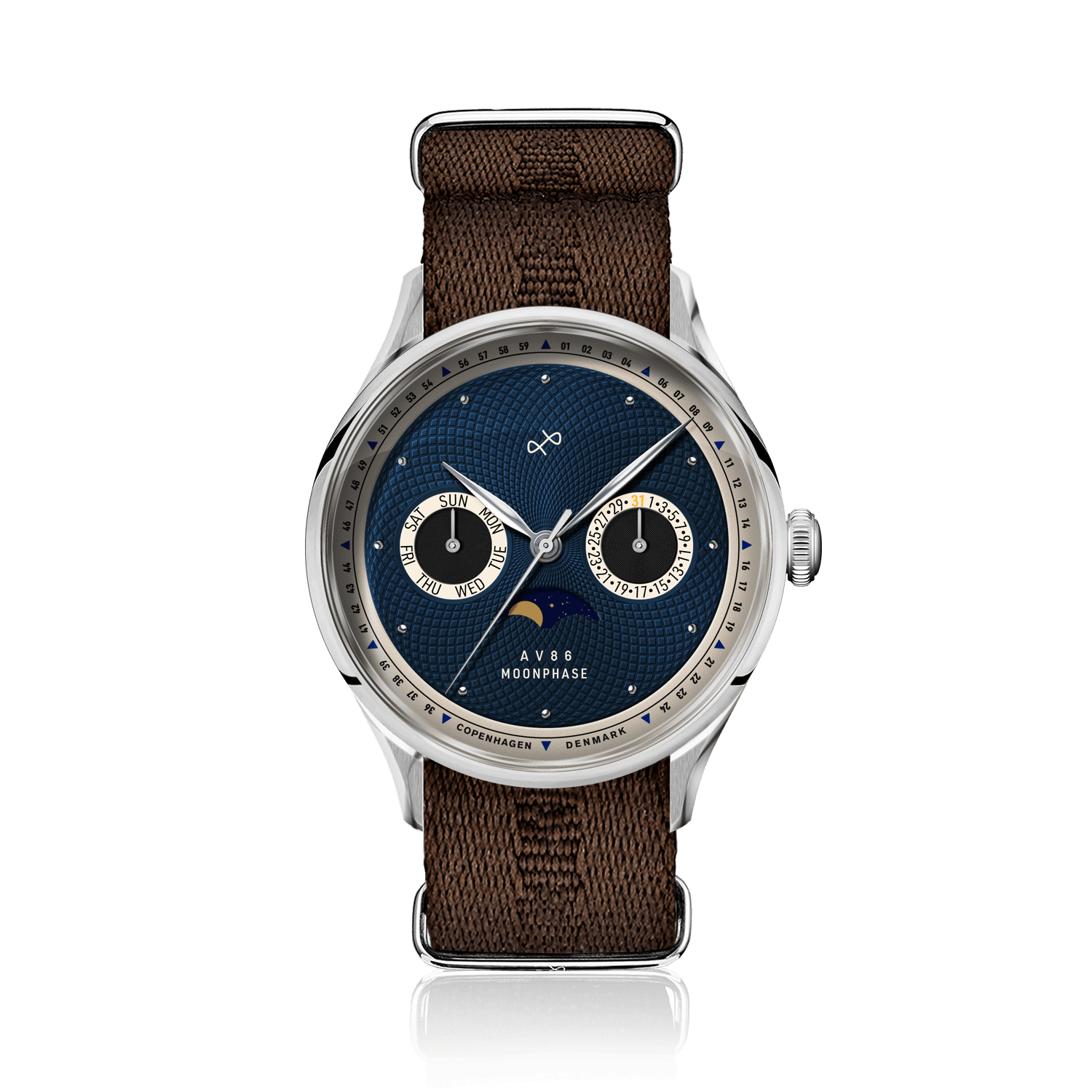 1968 Moonphase, Steel / Dark Blue