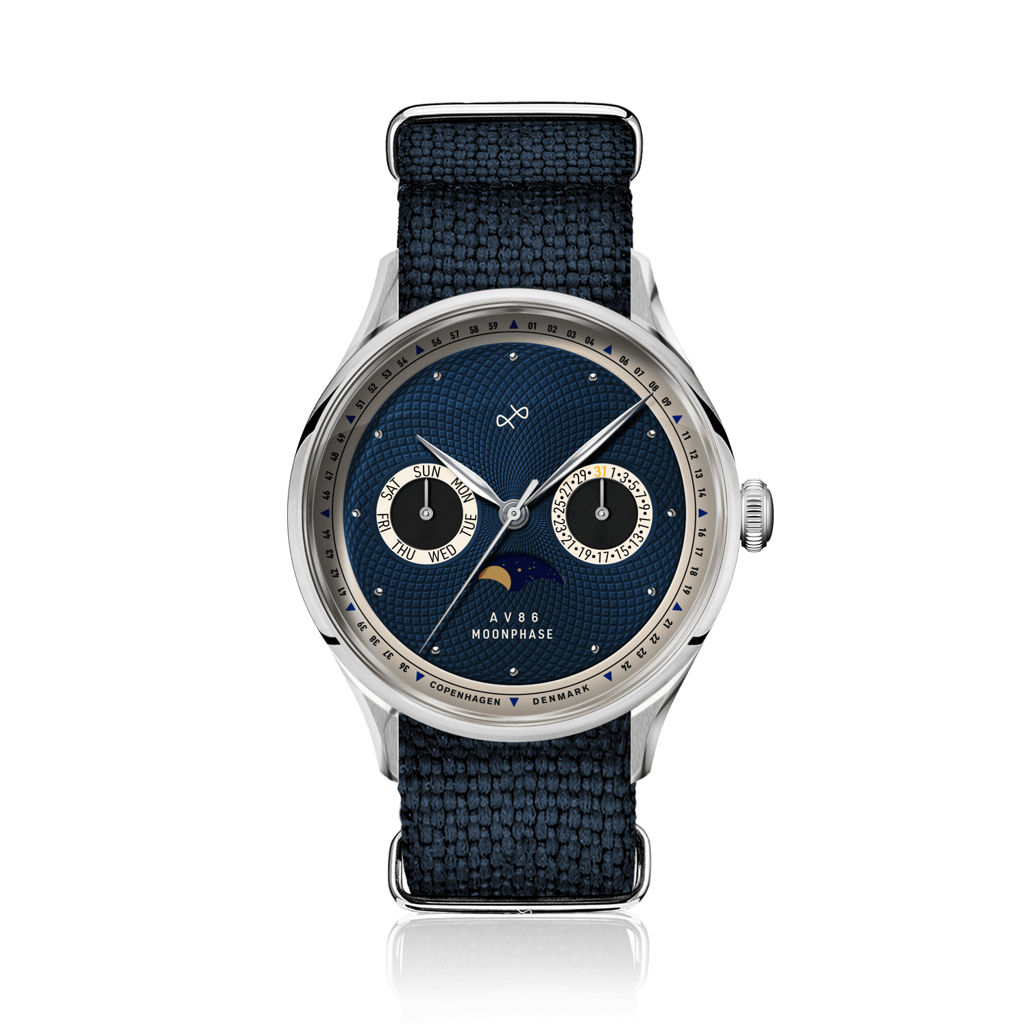 1968 Moonphase, Steel / Dark Blue
