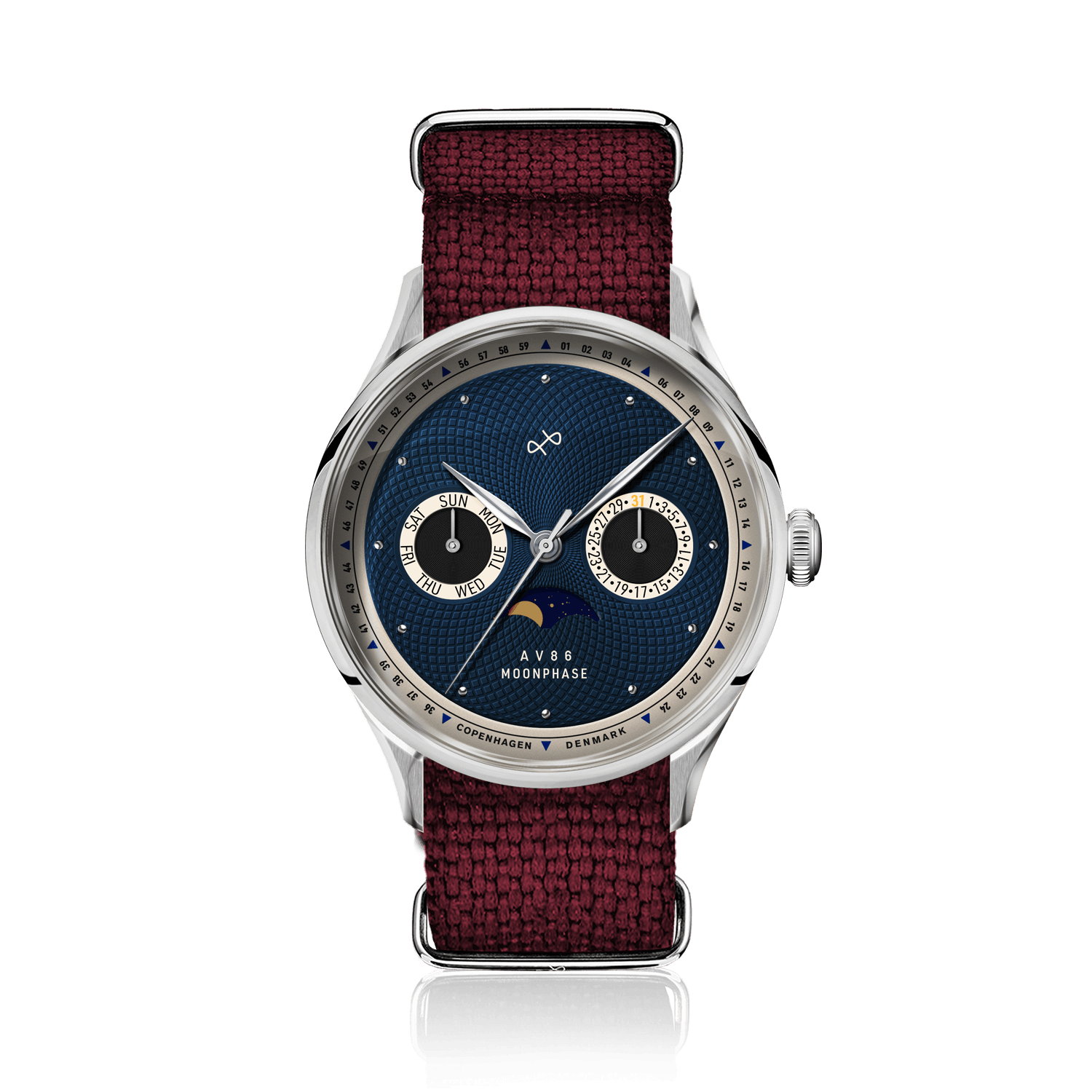 1968 Moonphase, Steel / Dark Blue