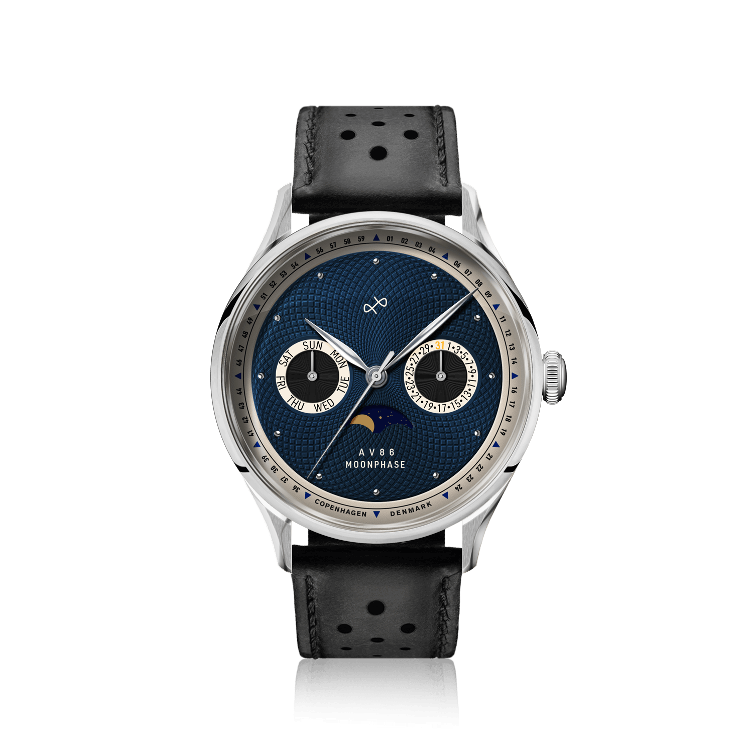 1968 Moonphase, Steel / Dark Blue