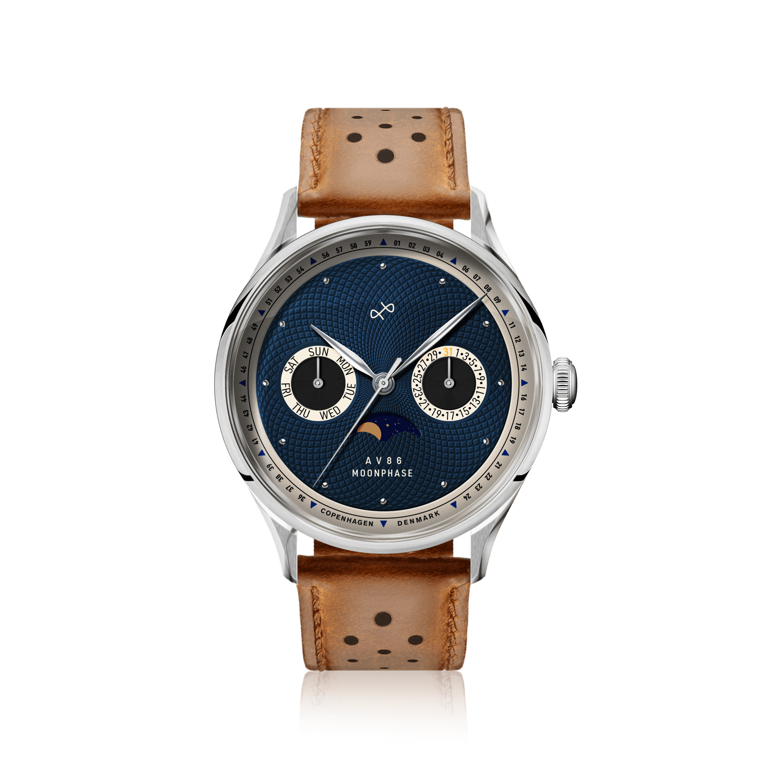 1968 Moonphase, Steel / Dark Blue
