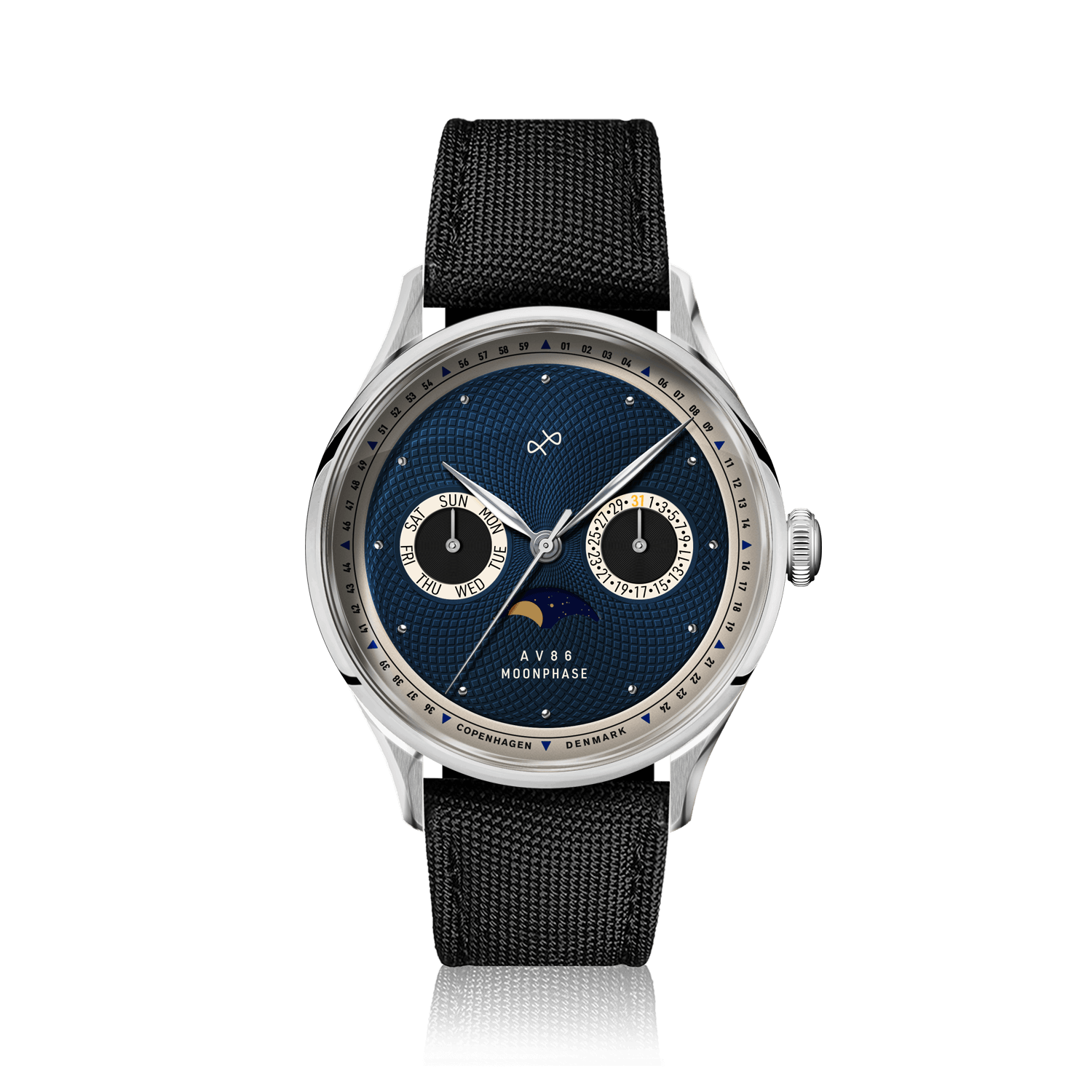 1968 Moonphase, Steel / Dark Blue