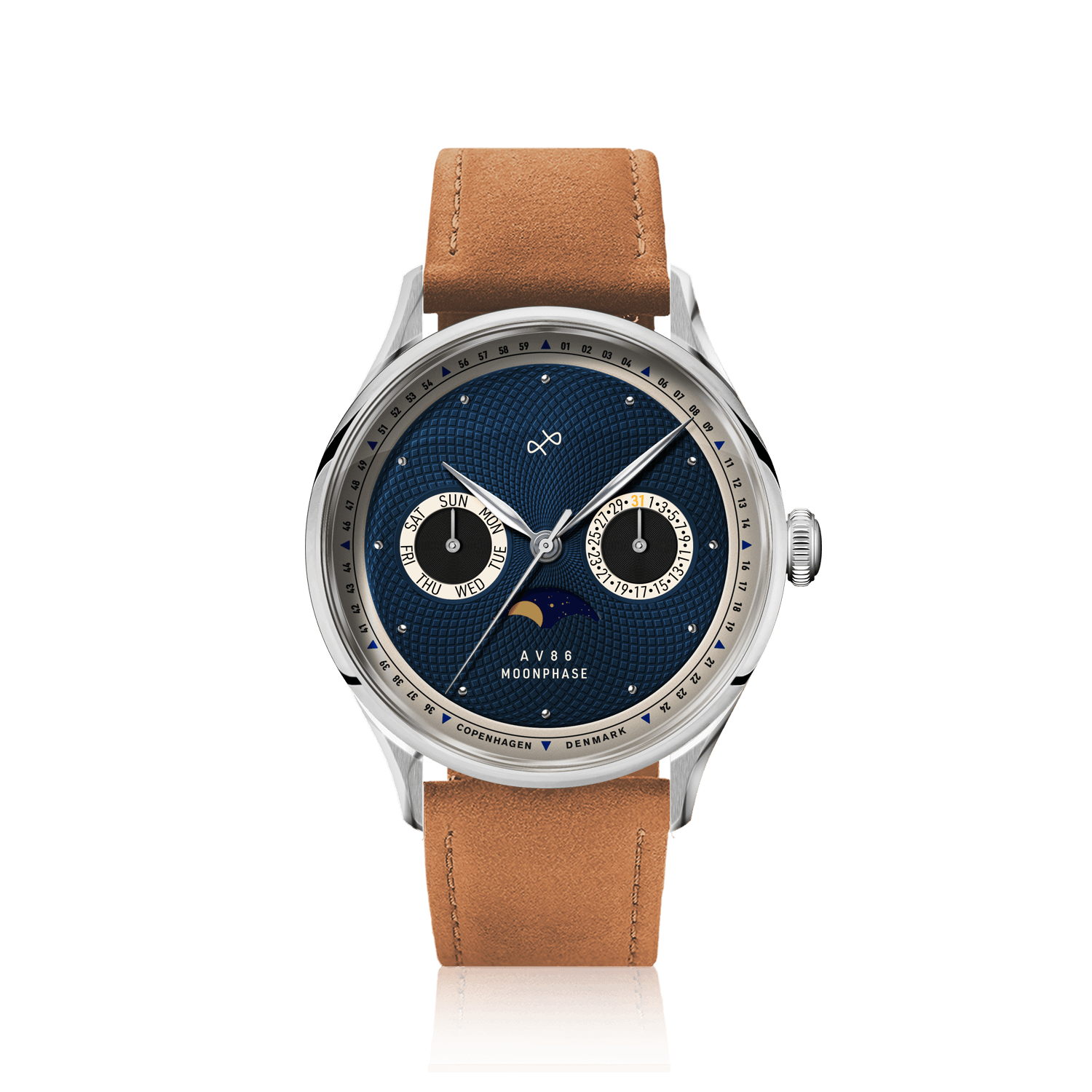 1968 Moonphase, Steel / Dark Blue