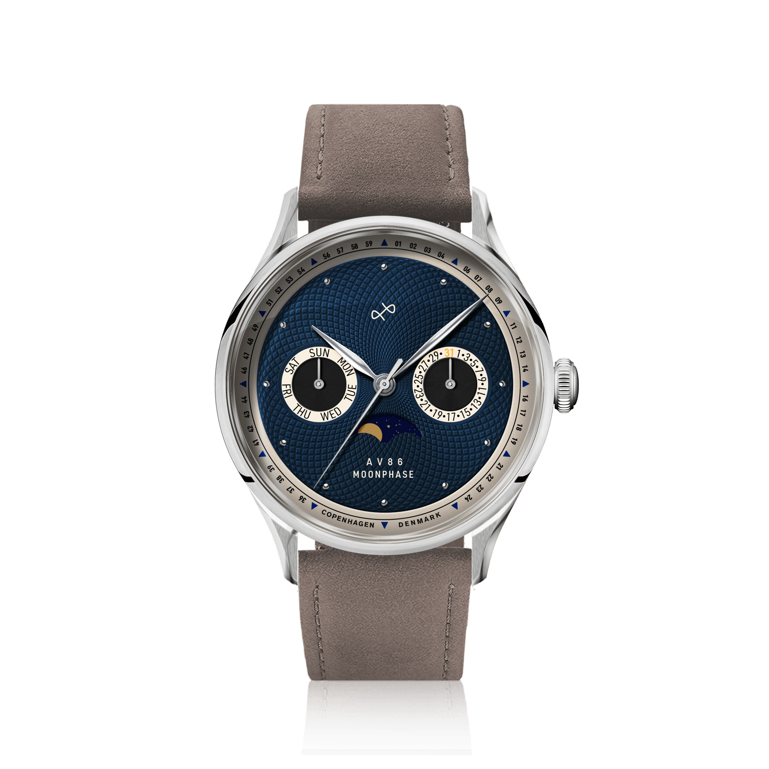 1968 Moonphase, Steel / Dark Blue