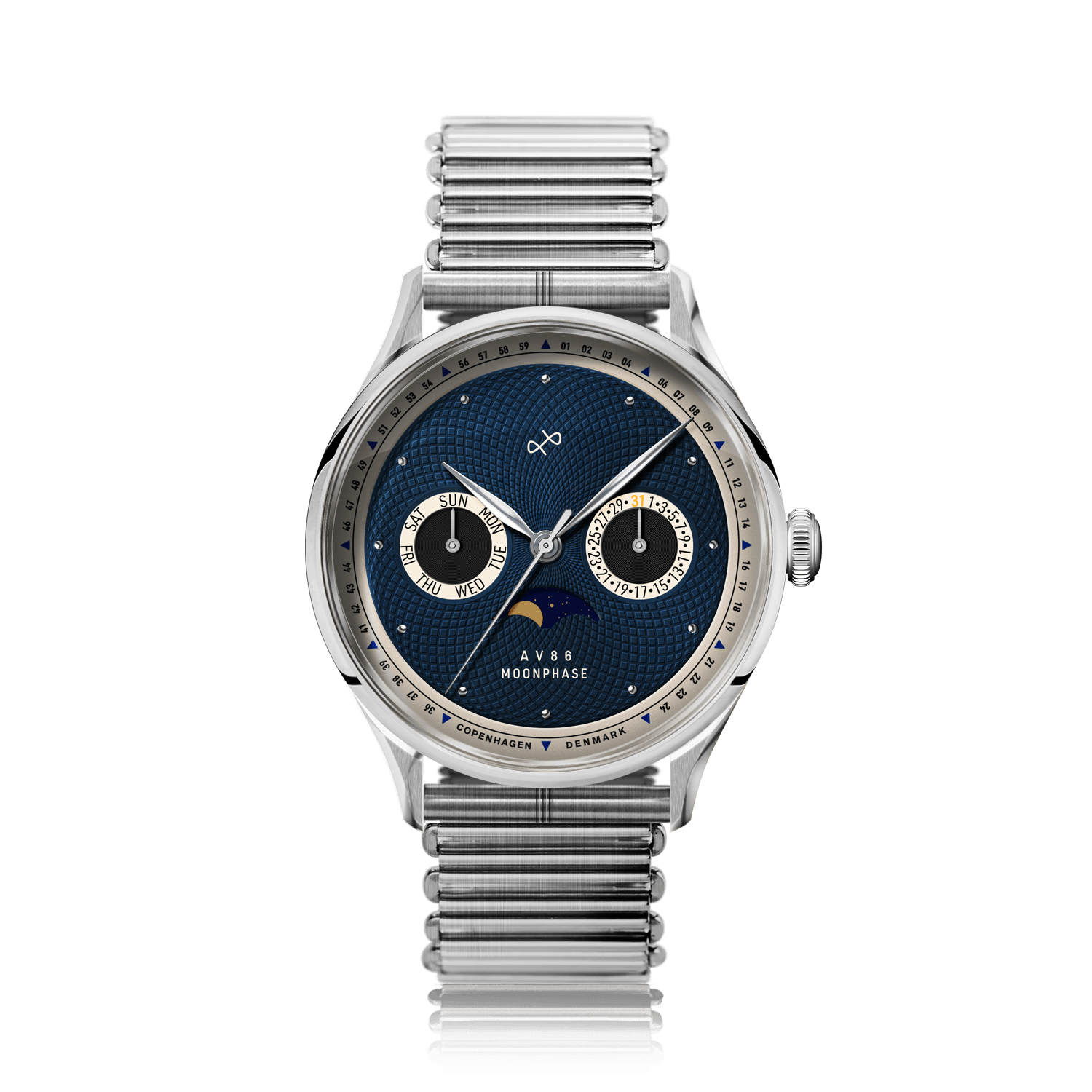 1968 Moonphase, Steel / Dark Blue