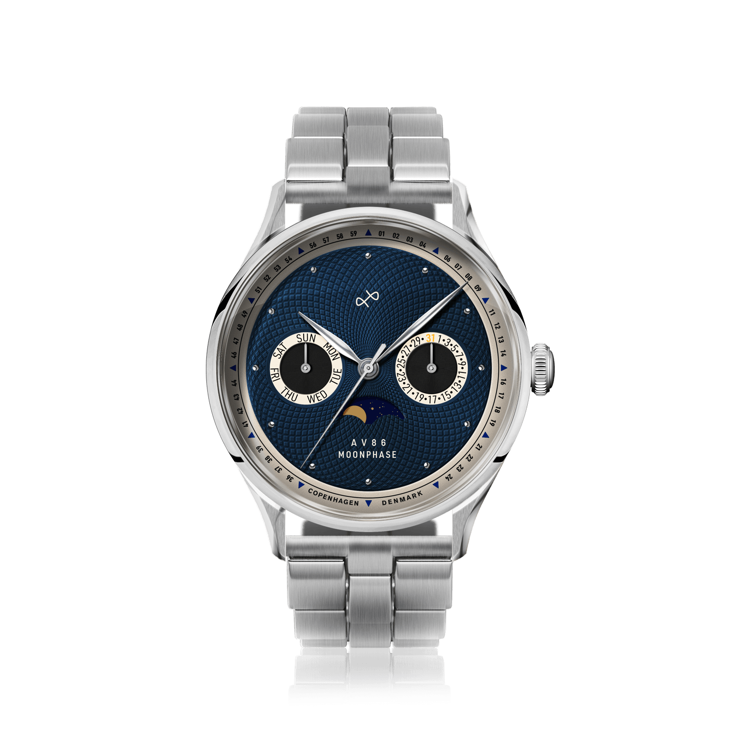 1968 Moonphase, Steel / Dark Blue