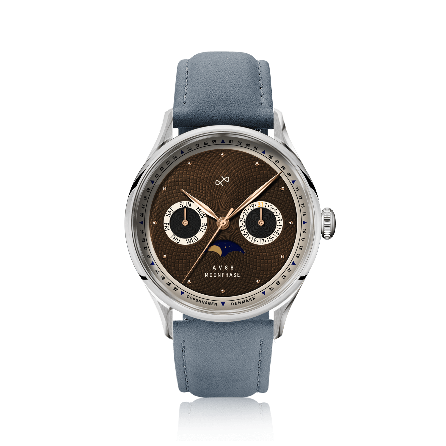 1968 Moonphase, Steel / Brown