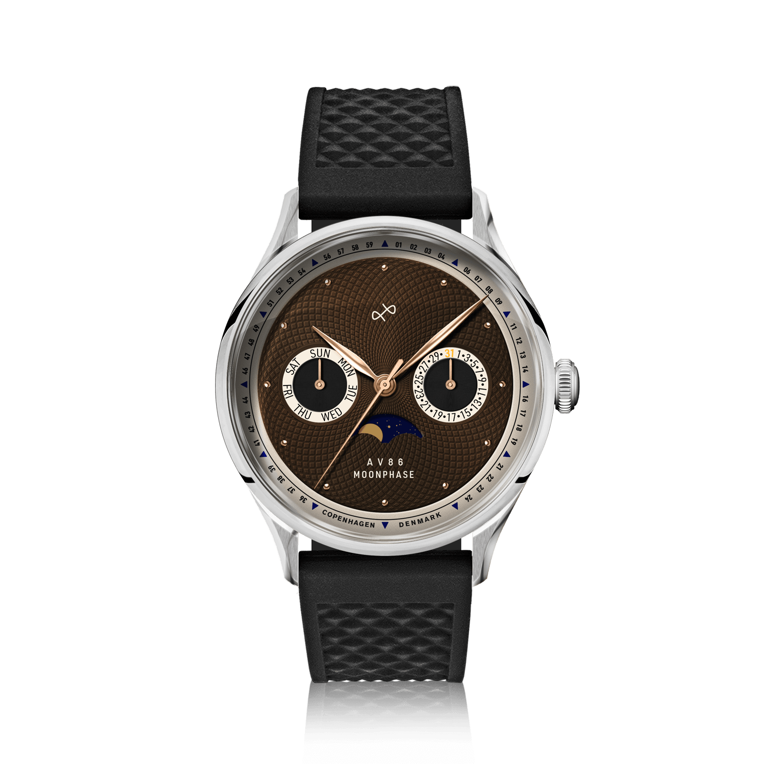 1968 Moonphase, Steel / Brown