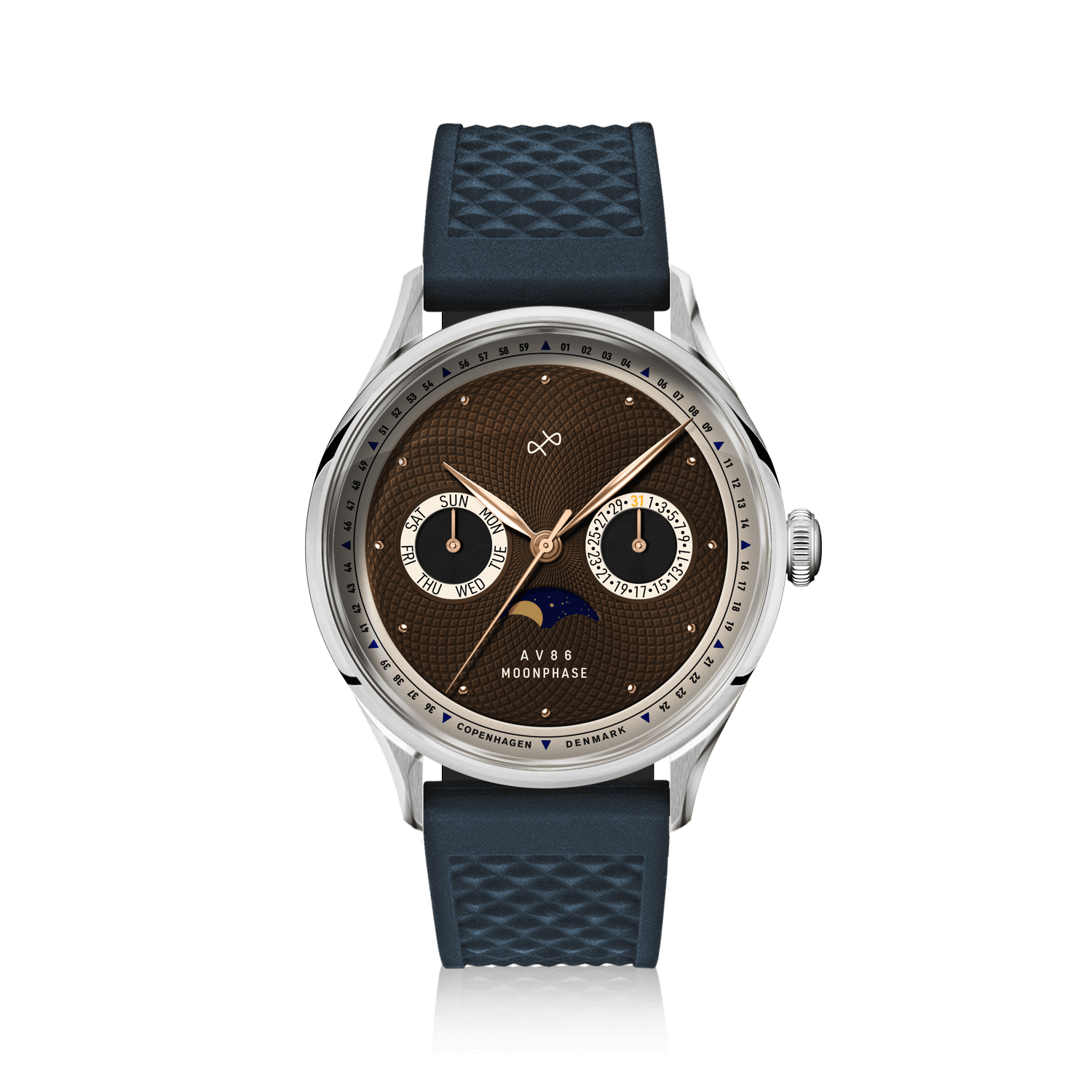 1968 Moonphase, Steel / Brown