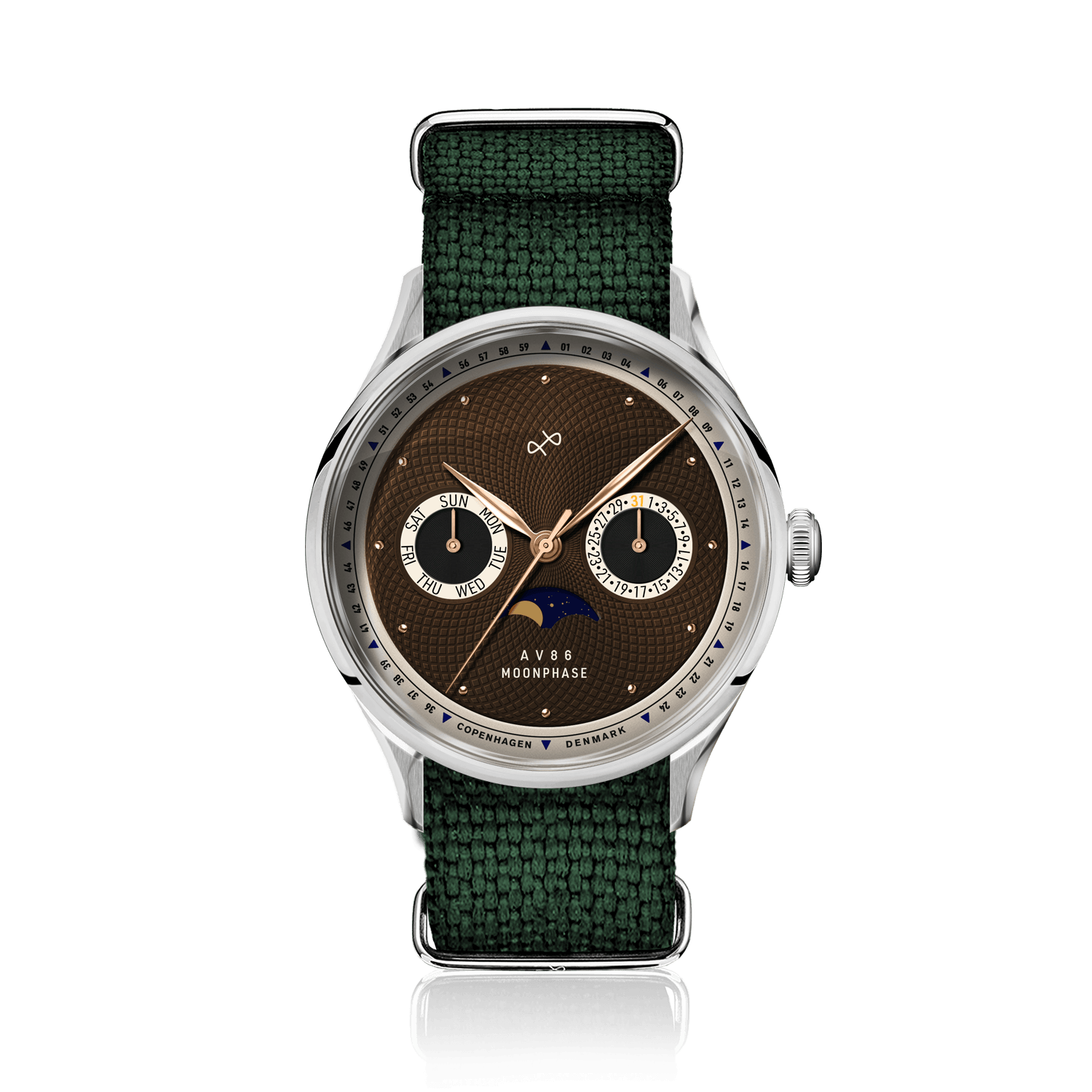 1968 Moonphase, Steel / Brown