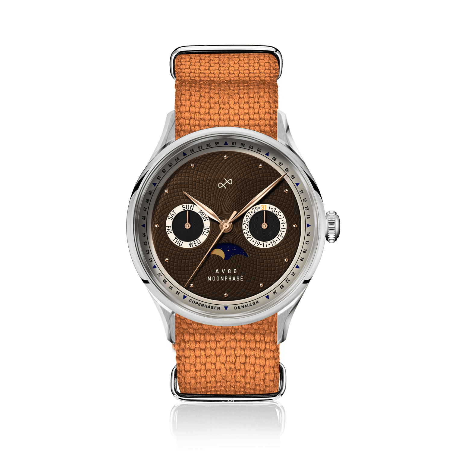 1968 Moonphase, Steel / Brown