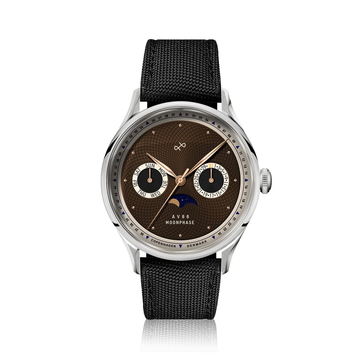 1968 Moonphase, Steel / Brown